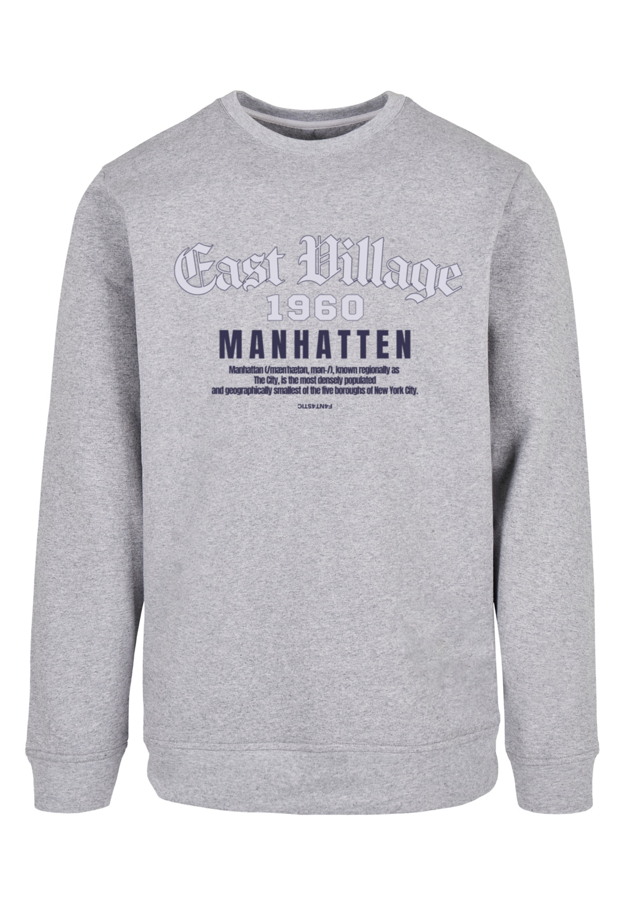 F4NT4STIC Kapuzenpullover "East Village Manhatten CREW" Print günstig online kaufen