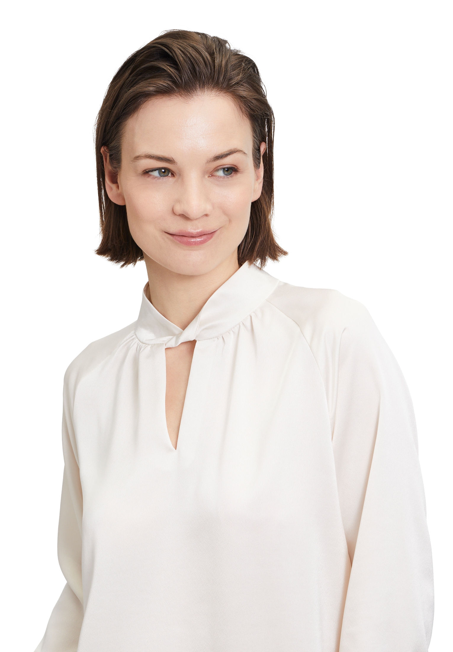 Betty&Co Schlupfbluse »Betty & Co Damen Schlupfbluse mit Stehkragen«