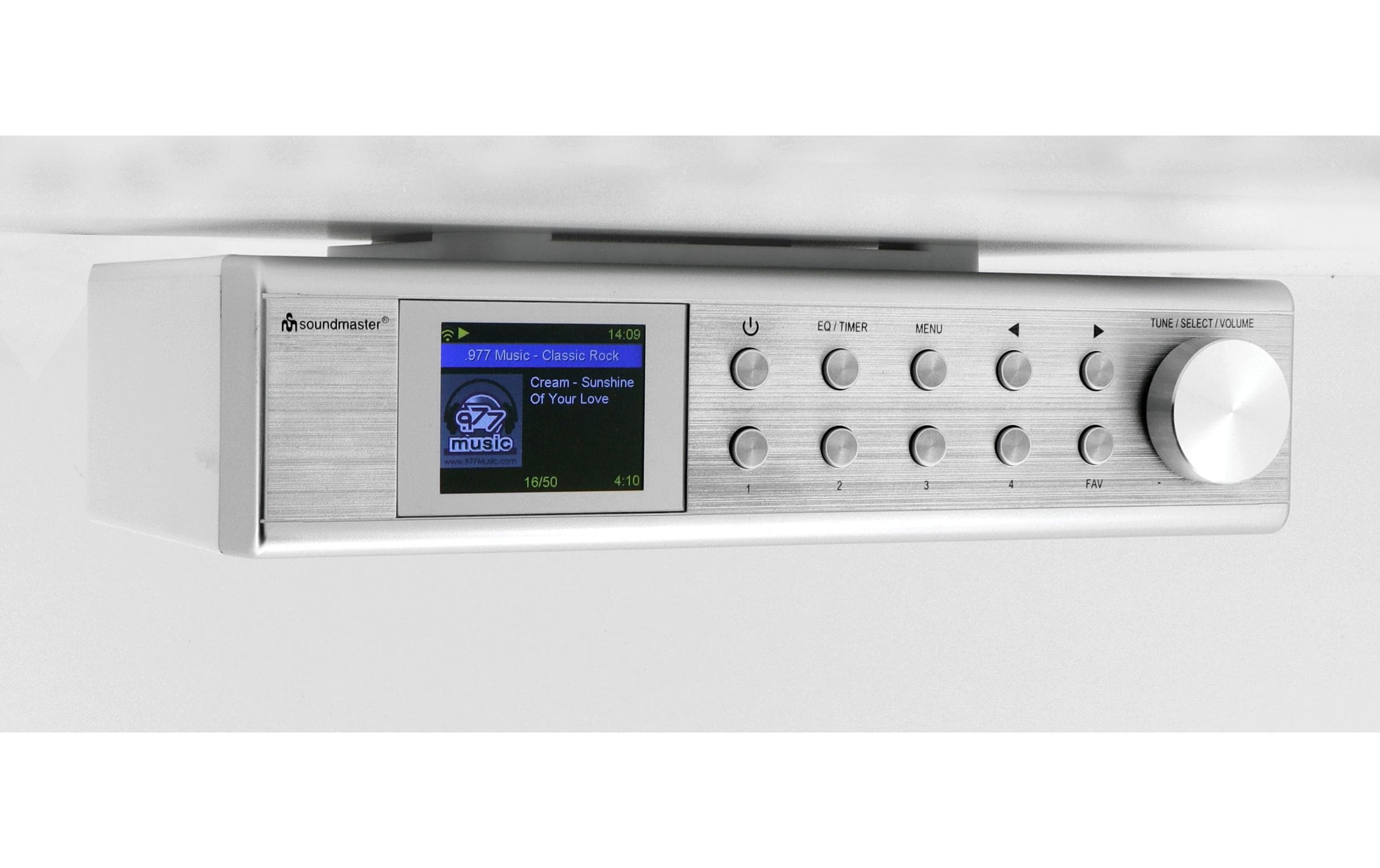 Soundmaster Digitalradio (DAB+) »IR1500SI Silber« (Bluetooth | WLAN Digitalradio (DAB+) | FM-Tuner | Internetradio )