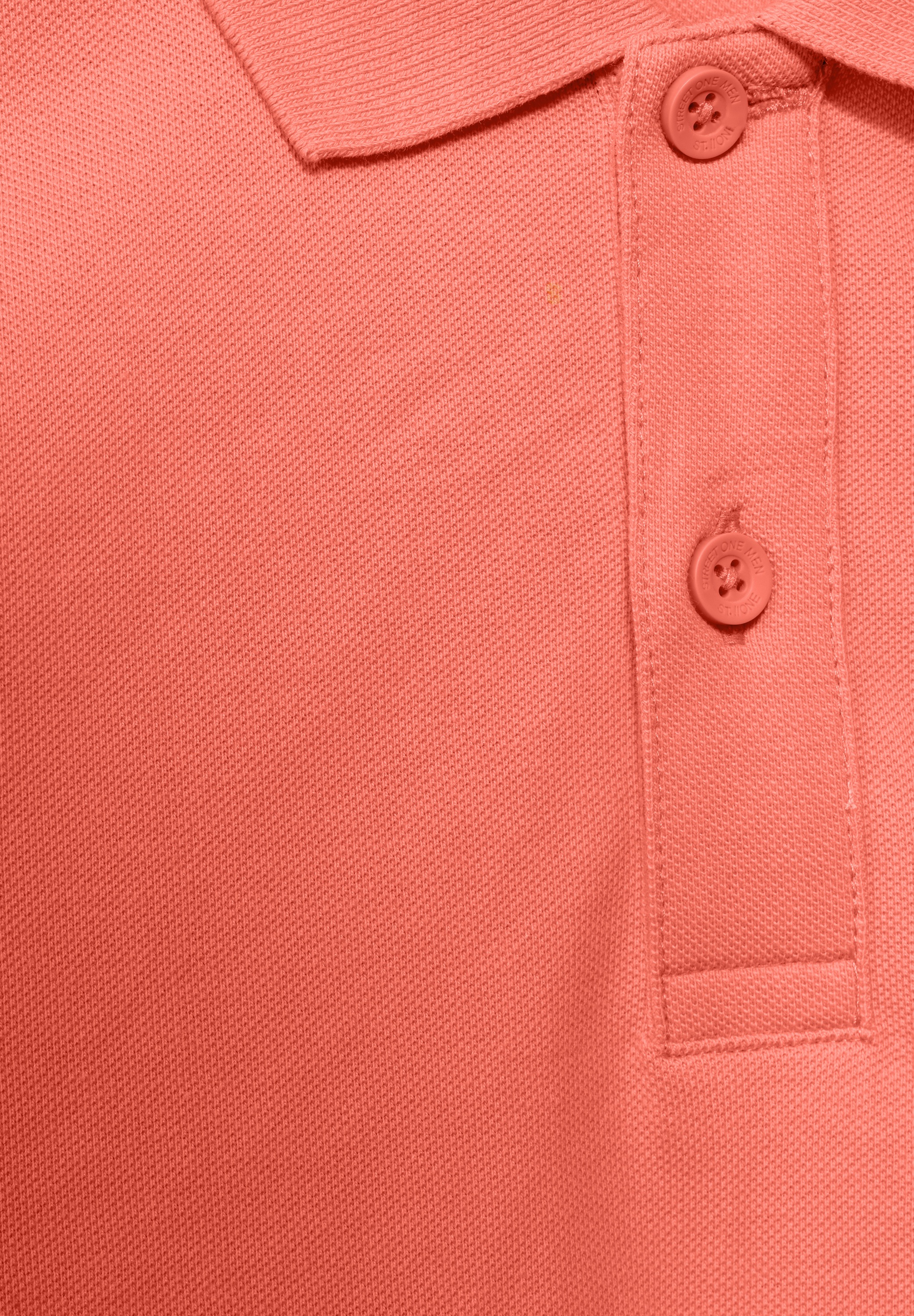 STREET ONE MEN Poloshirt, in Unifarbe