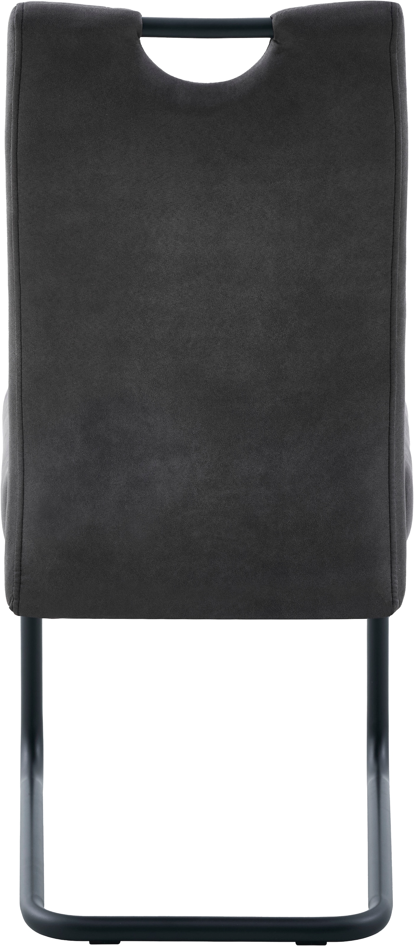 OTTO home Essgruppe »"Altona", Esstisch ausziehbar plus 6 Stühle, TOPSELLER!« Esstisch ausziehbar 140 - 180 cm, 6 Freischwinger, 7 tlg. tlg. Säulentisch 140-180x90 cm, Stuhl mit Federkorb, 140 kg belastbar