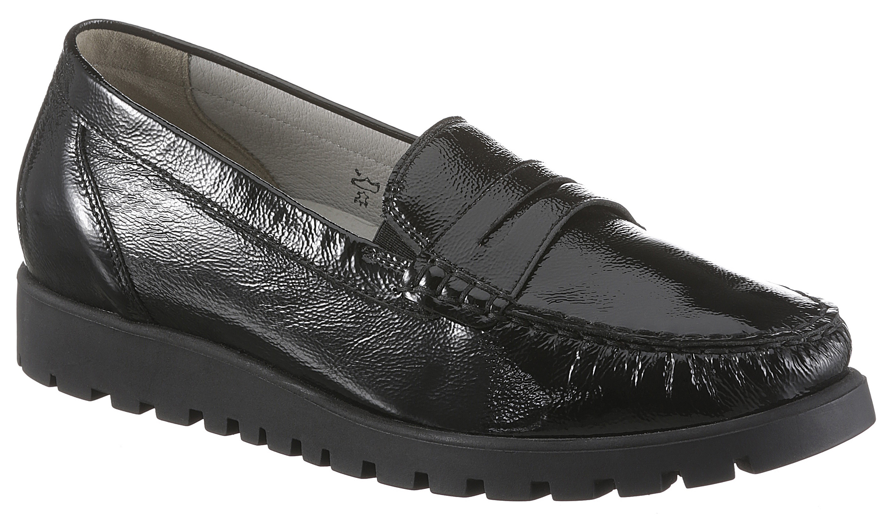 Slipper »HEGLI«, aus Lackleder, in komfortabler Schuhweite H