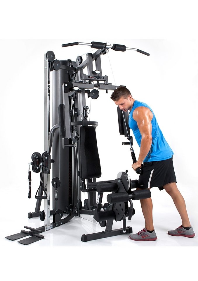 Finnlo by Hammer Kraftstation »Autark 2200«, 16 Gewichtsblöcke, (Butterflystange, Latzug, Ruderfunktion und mehr), multifunktionale Fitnessstation, max. Trainingsgewicht 100 kg