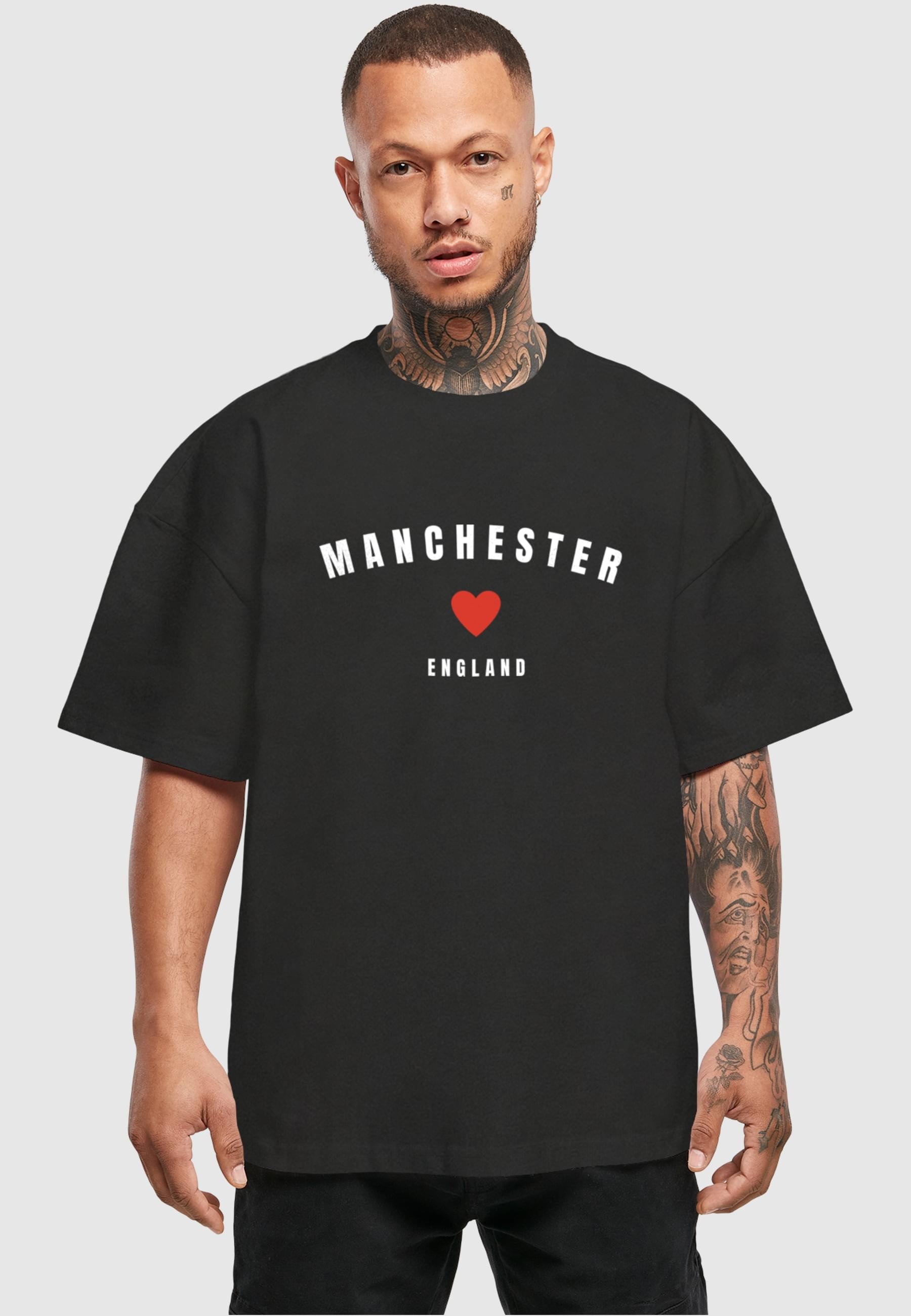 Thumbnail - Merchcode T-Shirt "Merchcode Herren Manchester X Ultra Heavy Cotton Box T-Shirt", (1 tlg.)