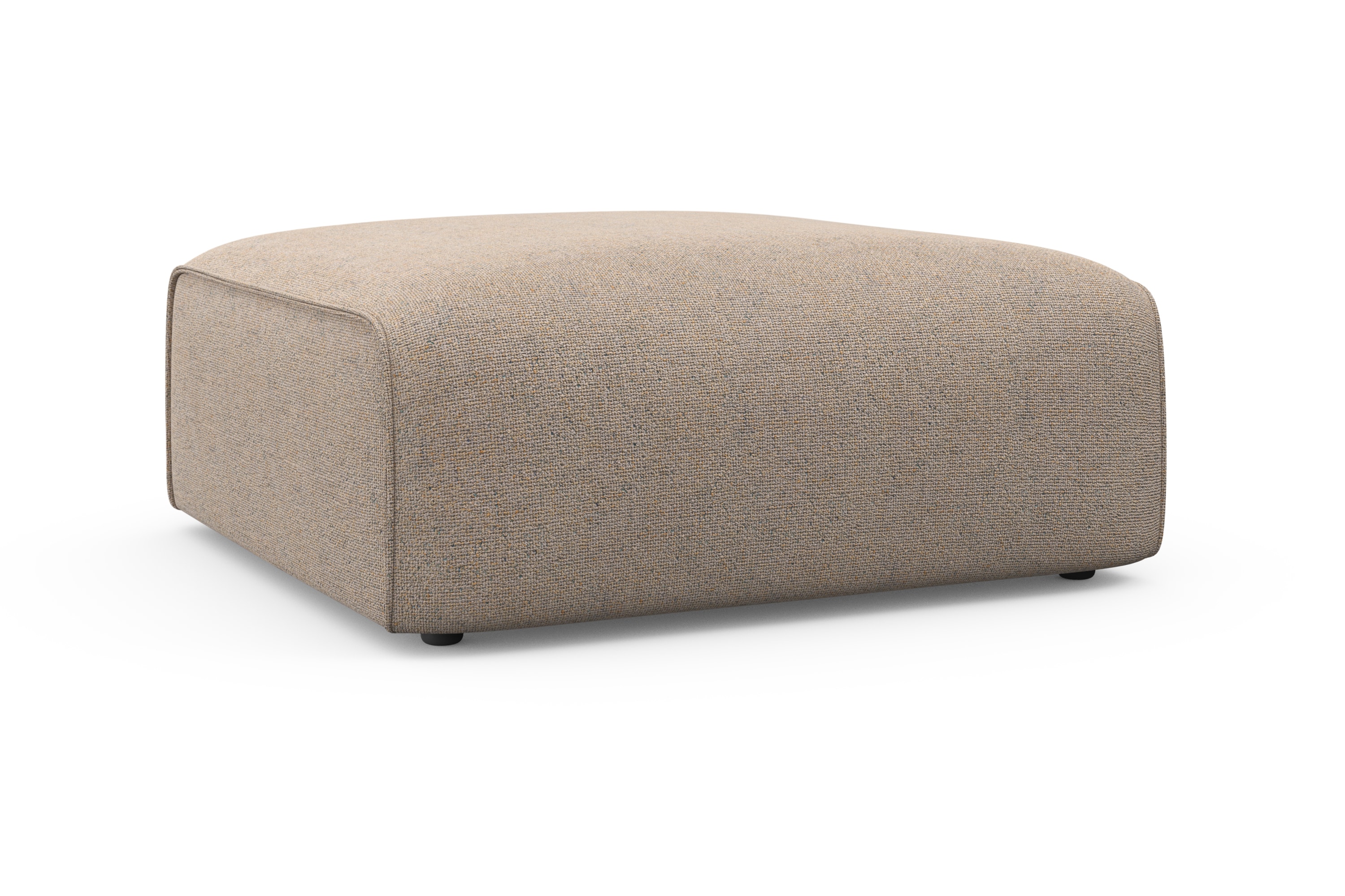 OTTO home Polsterhocker "Merid Sitzhocker, Maße B/T/H: 97/97/43 cm" als Modul oder separat verwendbar, für individuelle Zusammenstellung