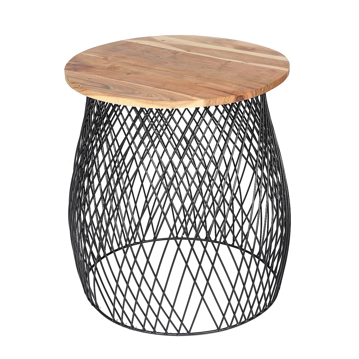 Ambiente Haus Beistelltisch »Urban rundes Beistelltisch käfig -H 50cm« 1 Stk. tlg.