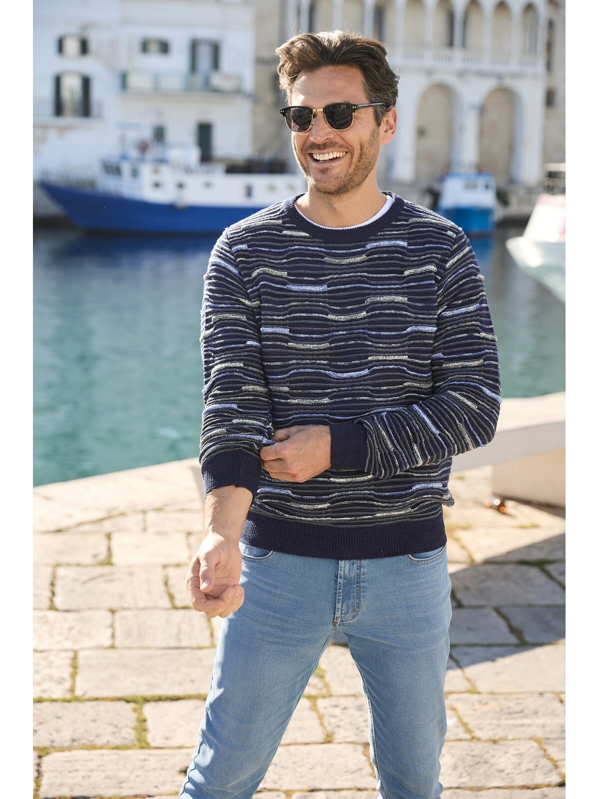 Babista Rundhalspullover »Pullover LIVIBELTI«, (1 tlg.)