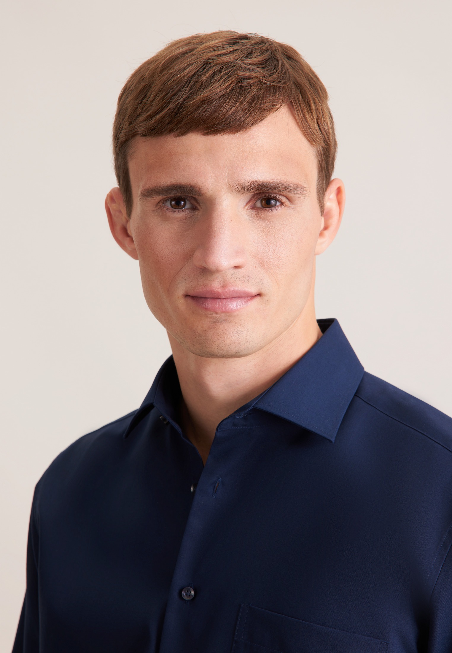 Thumbnail - seidensticker Businesshemd "Schwarze Rose" Regular 1/1 Kentkragen Uni