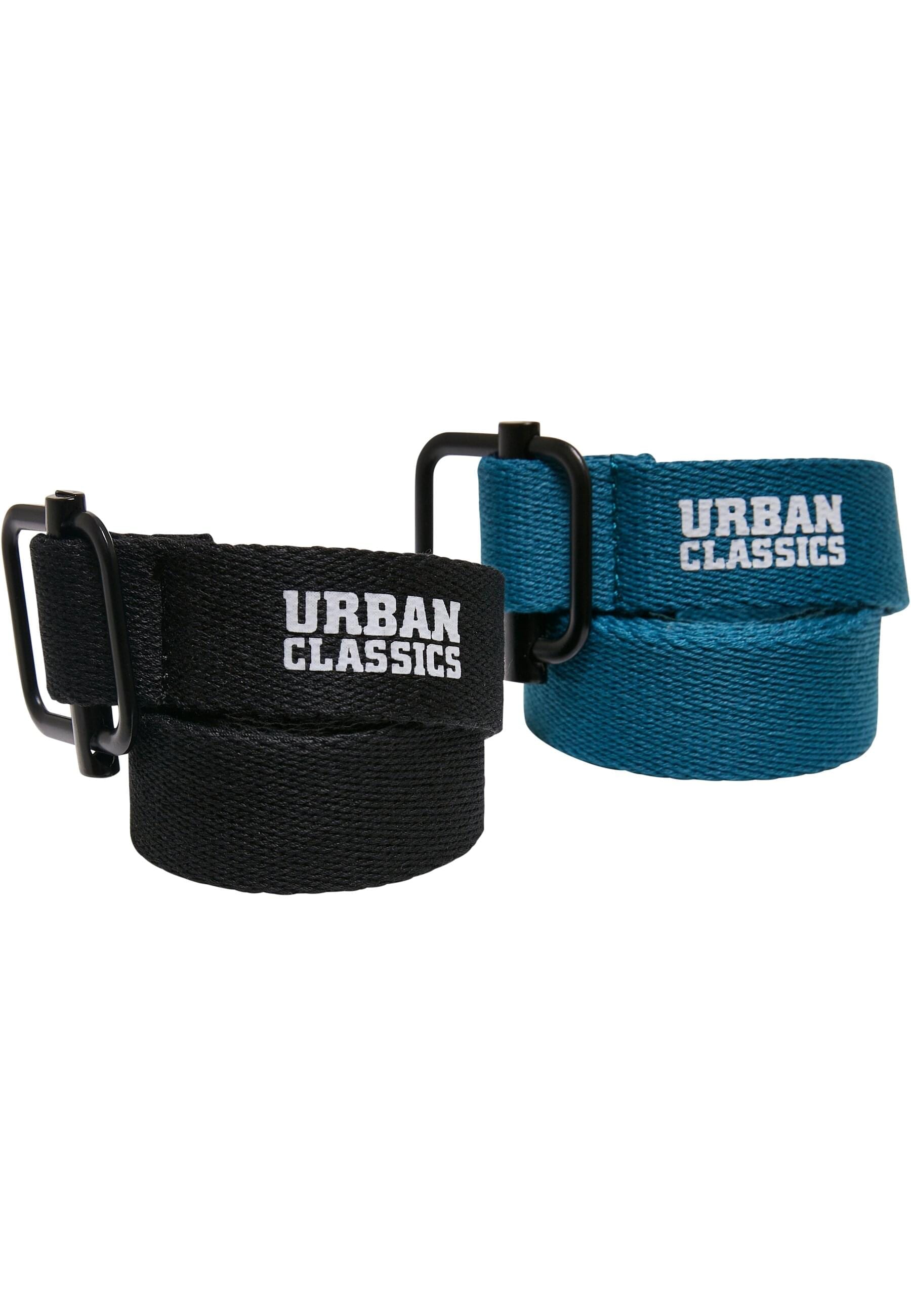 Hüftgürtel »Urban Classics Unisex Industrial Canvas Belt Kids 2-Pack«