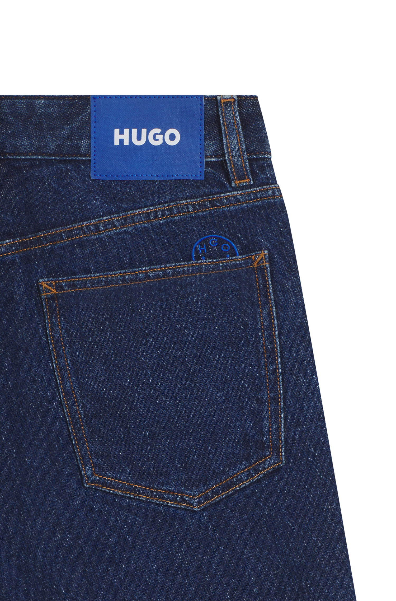 HUGO Blue Mom-Jeans »Noe«, Straight Fit Jeans mit hoher Leibhöhe