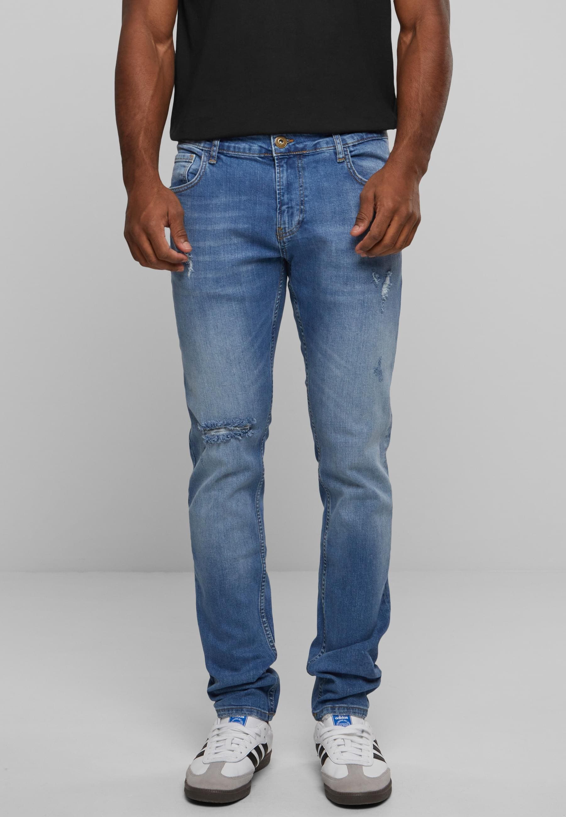 2Y Studios Bequeme Jeans »2Y Studios Herren 2Y Destroyed Slim Fit Jeans«