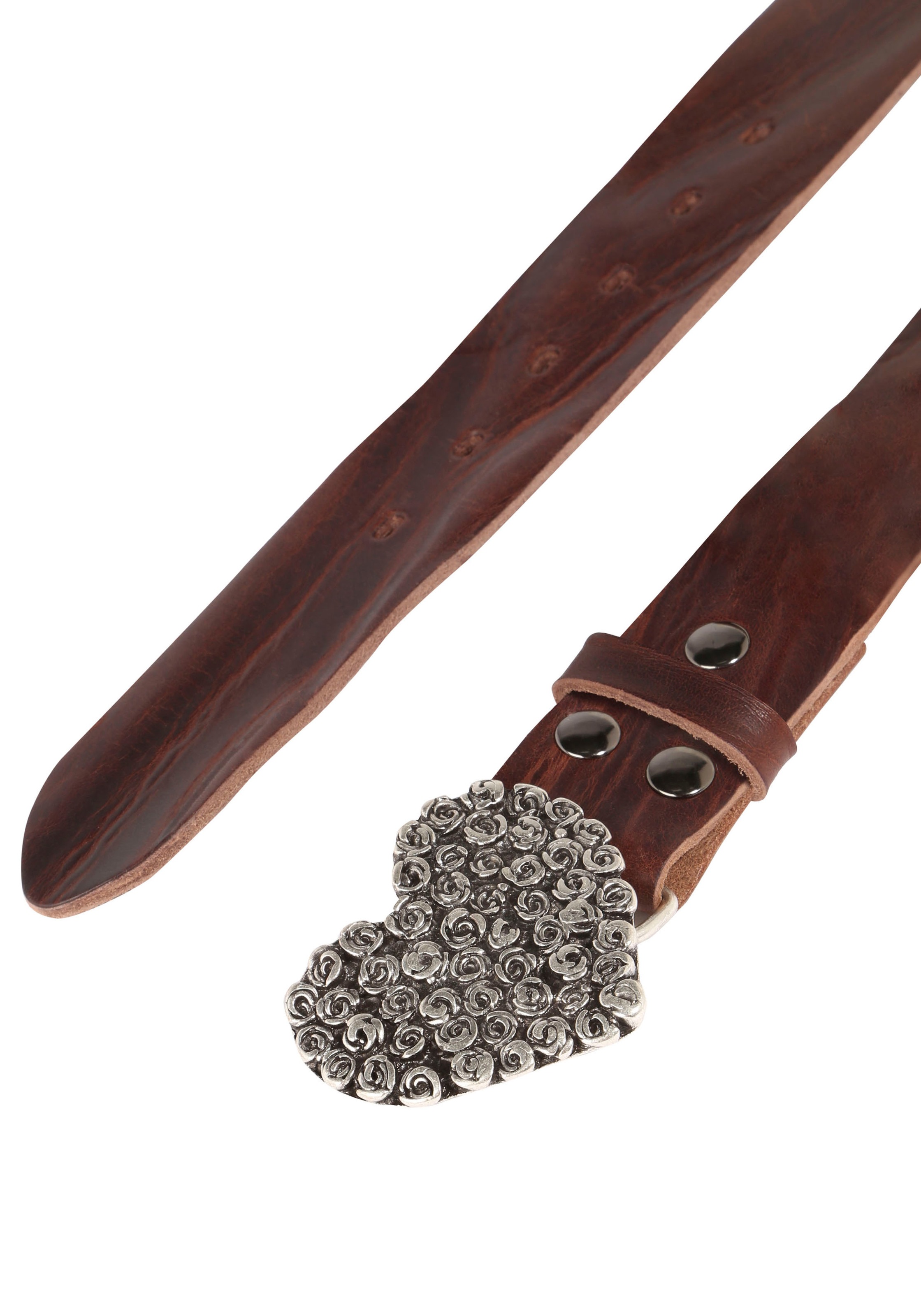 Rettungsring Gürtel Ledergürtel mit austauschbarer Schließe "Felswand Rosen günstig online kaufen