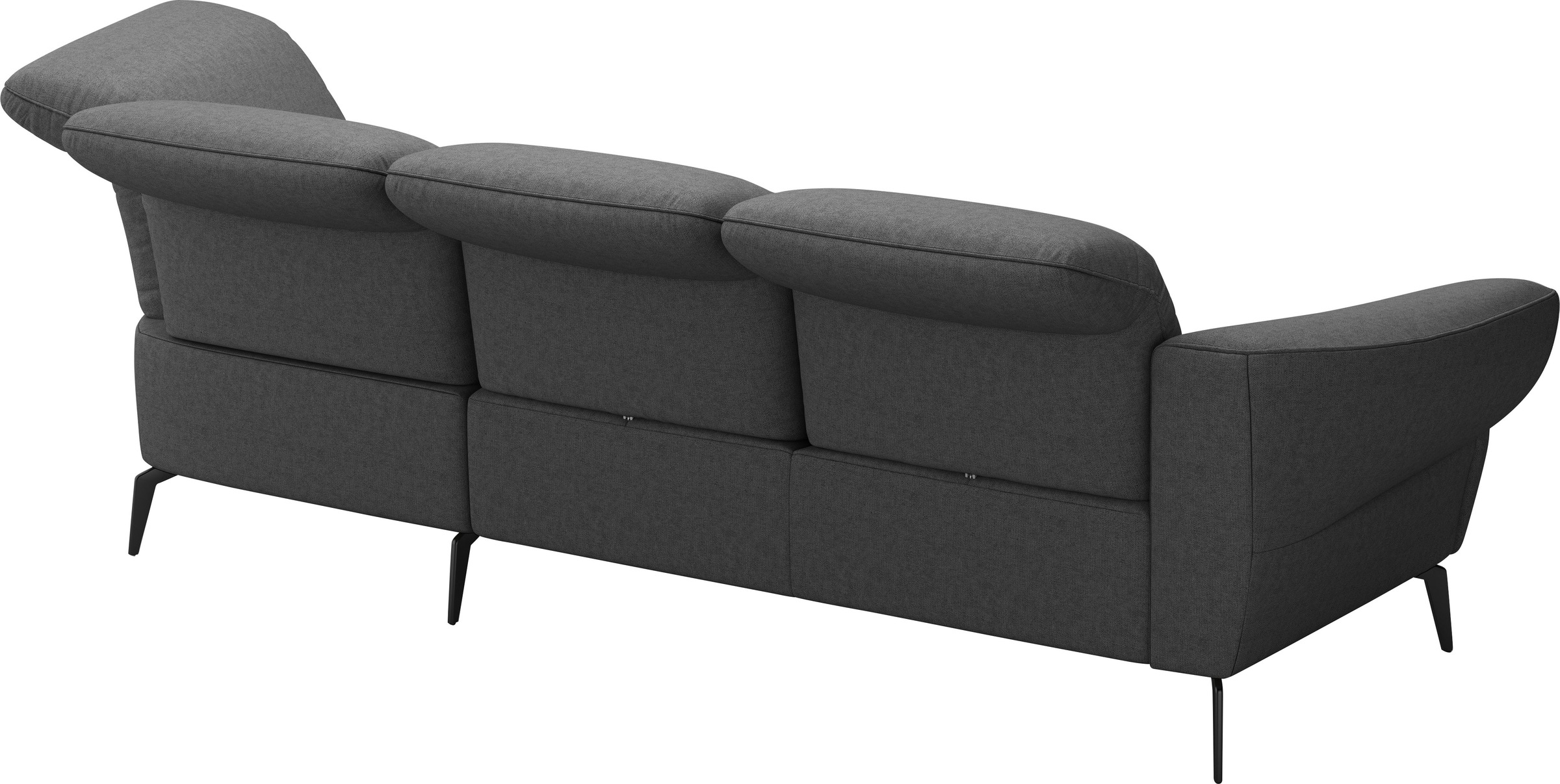 sit&more Ecksofa »Dance, L-Form, inkl. Sitztiefenverstellung«, inkl. Click&Seat, optional mit Kopfteilverstellung