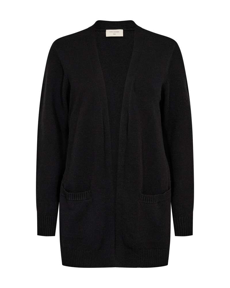 FREEQUENT "FQAGNES-CARDIGAN" softer Viskosemix, offen zu tragen