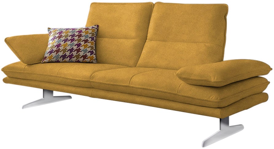 W.SCHILLIG 2-Sitzer "broadway, Designsofa mit tollem Sitzkomfort, Breite 216cm" Sitztiefenverstellung, Kopfteil- & Seitenteilverstellung, Breite 216cm