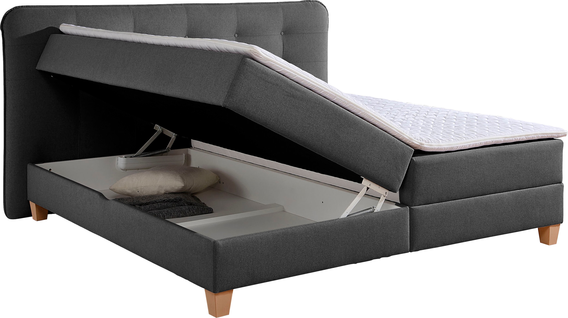 Home affaire Boxbett, inklusive Kaltschaum-Topper und Bettkasten