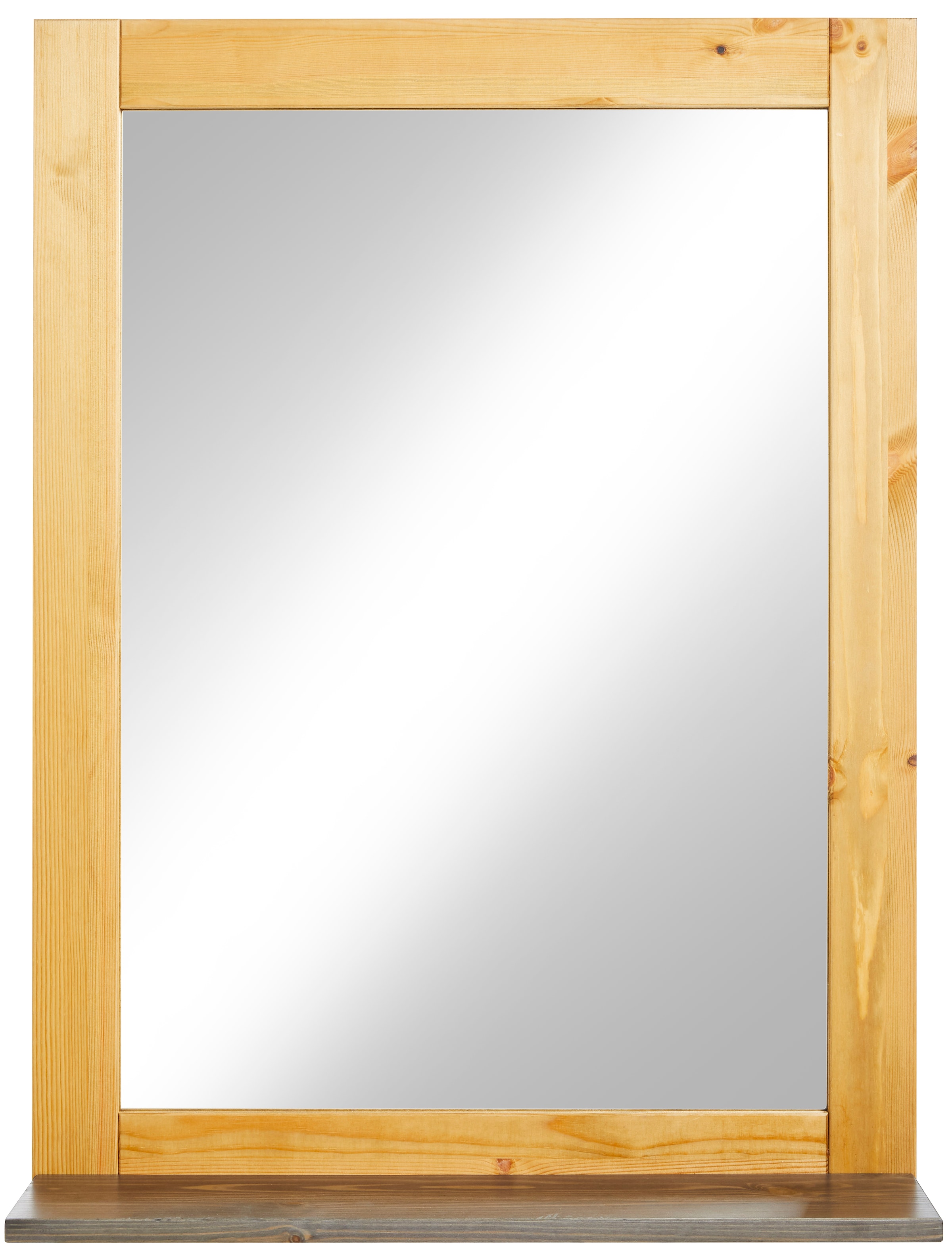 welltime Badspiegel »Mary«, Badmöbel im Landhaus-Stil, Breite 60 cm, aus Massivholz