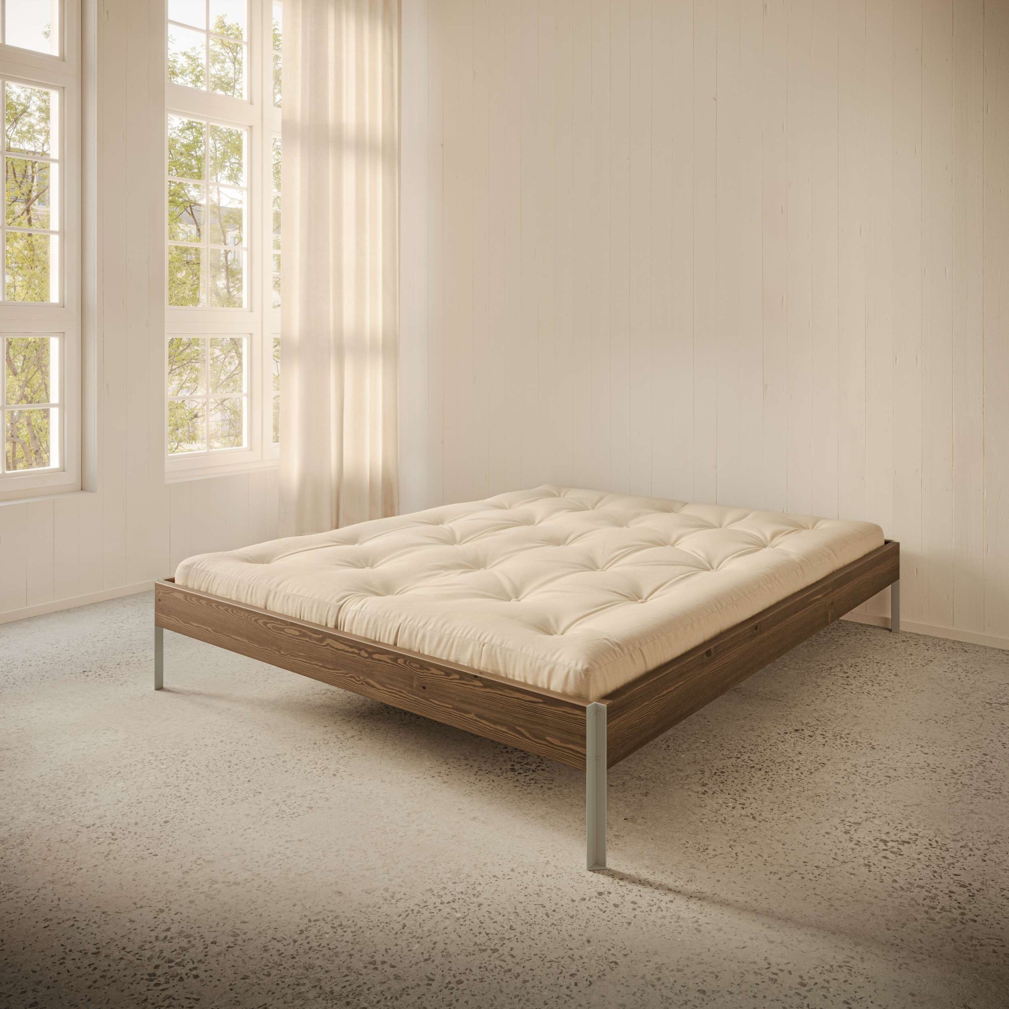 Karup Design Bettgestell "CORE BED Bodenbett, Holzrahmen, Futonbett, Jugend günstig online kaufen