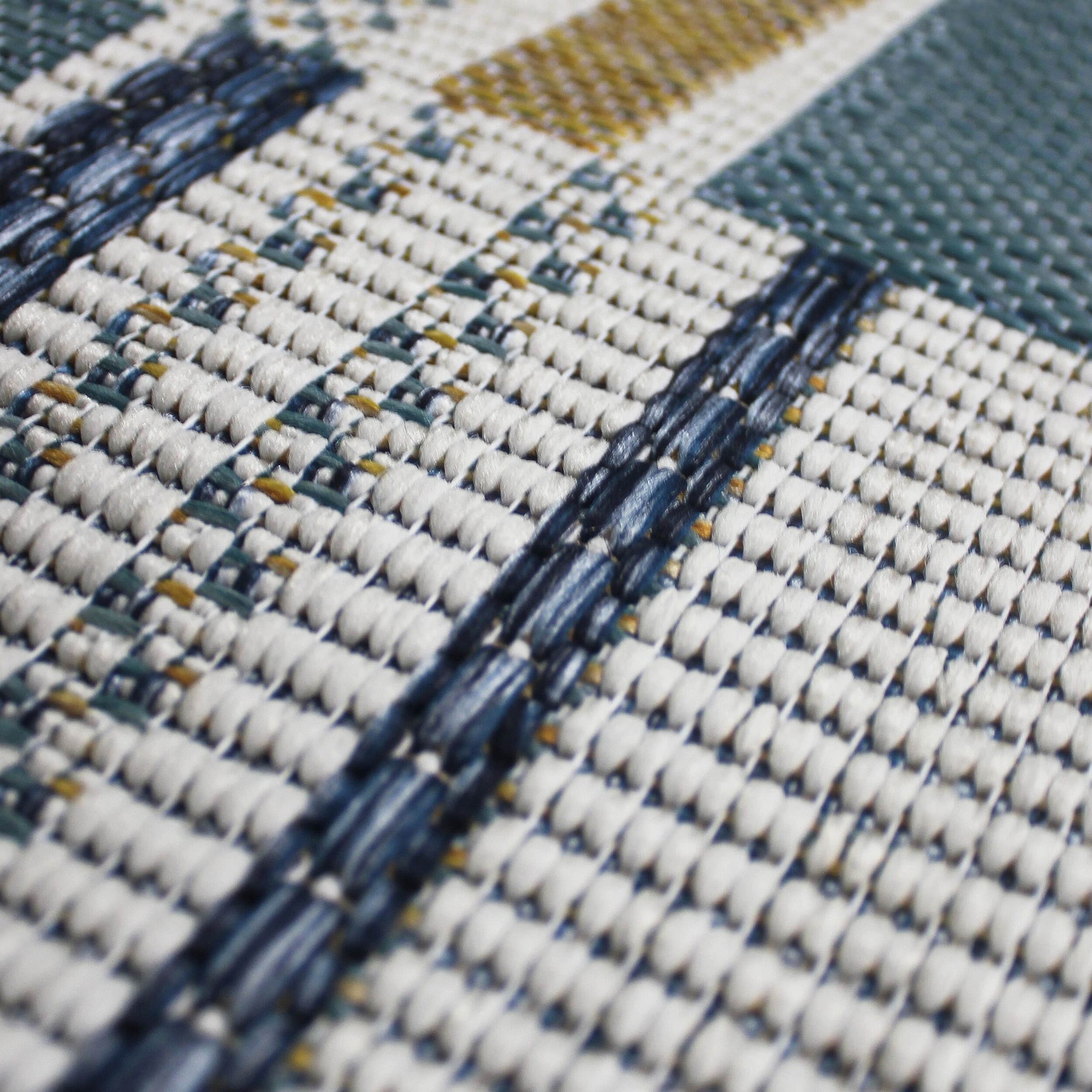 FLAIR RUGS Teppich »Rosco Geo«, rechteckig, 4 mm Höhe, Rosco Geometrischer Teppich für drinnen und draußen