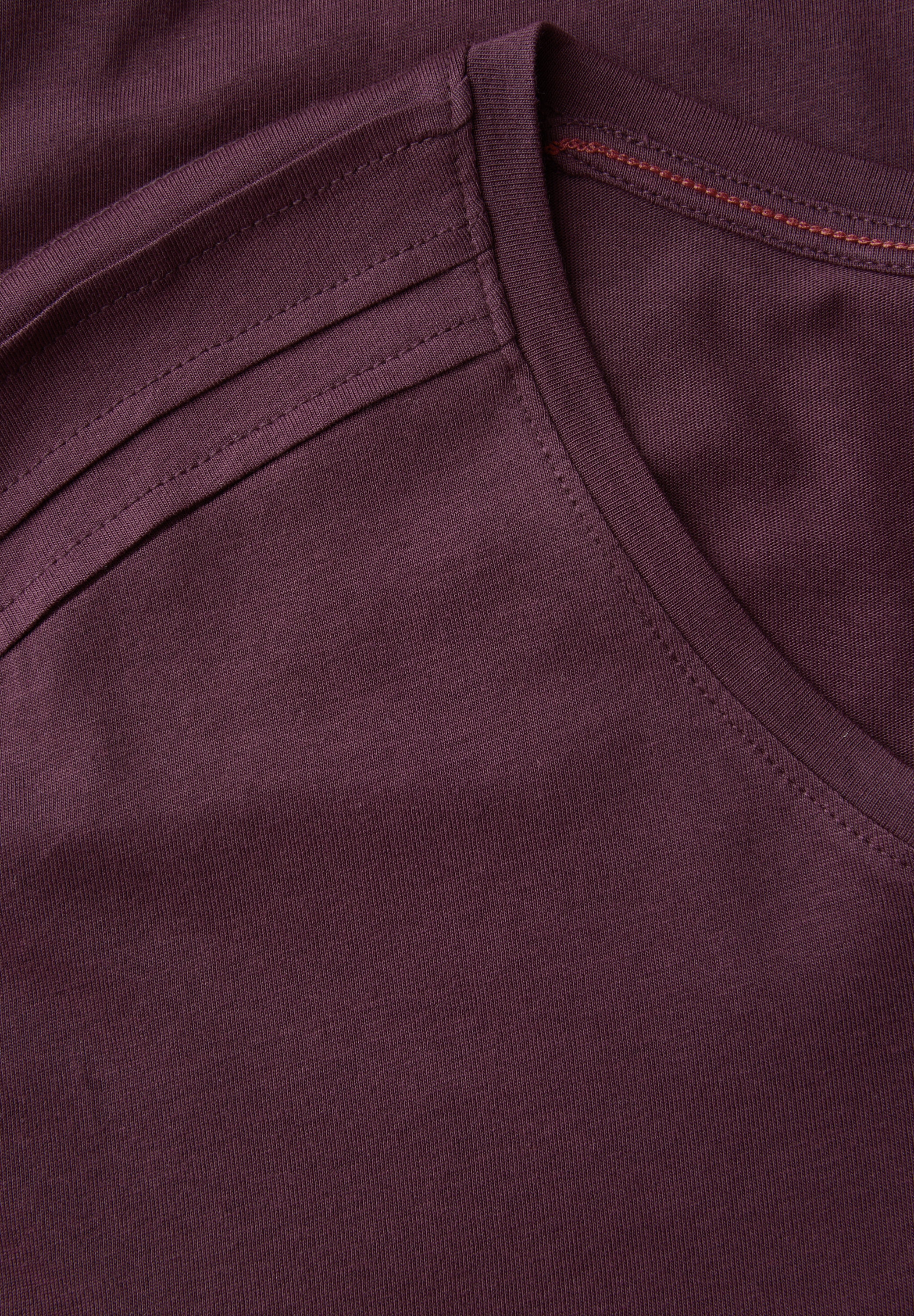 Cecil V-Shirt, mit Elastiksaum