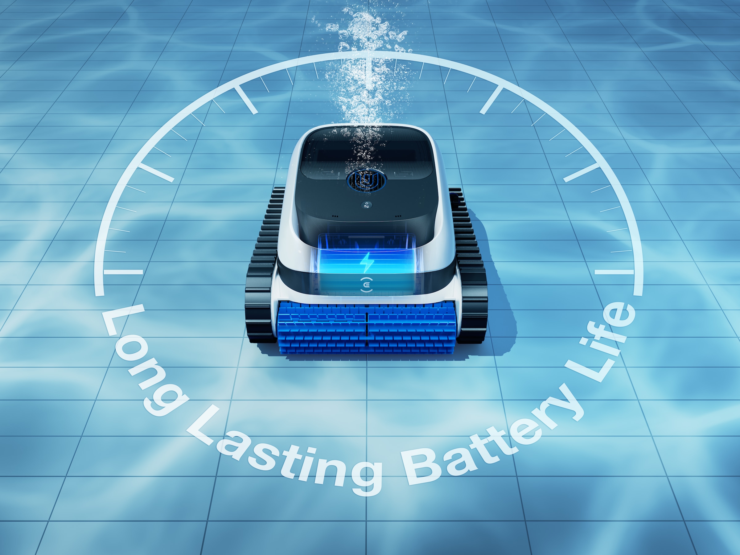 ECOVACS Poolbodensauger »ULTRAMARINE P1« Vollautomatisch & kabellos, mit SmartNavi-Navigation