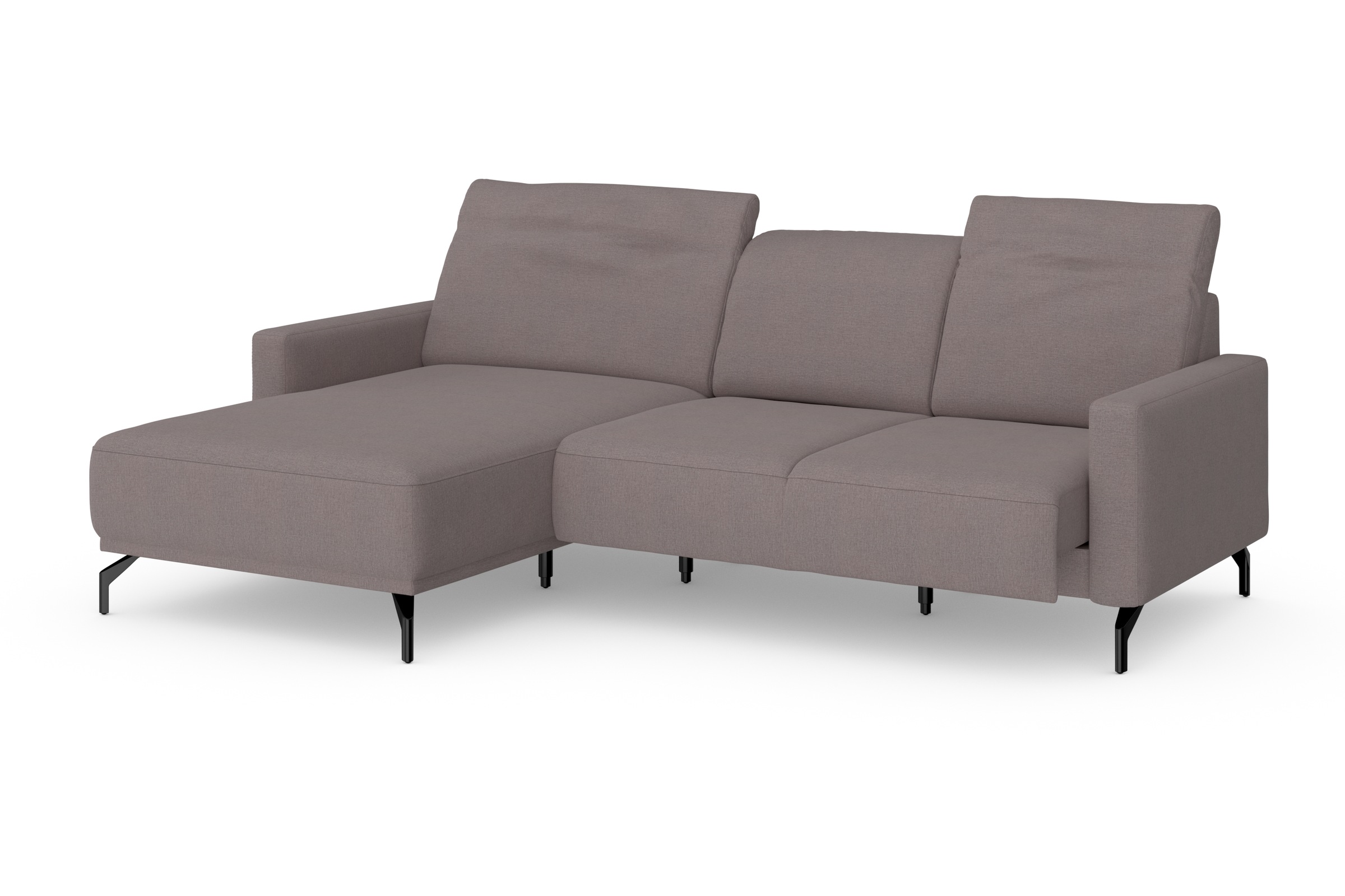 sit&more Ecksofa »Bailando L-Form«, wahlweise mit Kopfteilverstellung und Vorziehsitz, motorisch