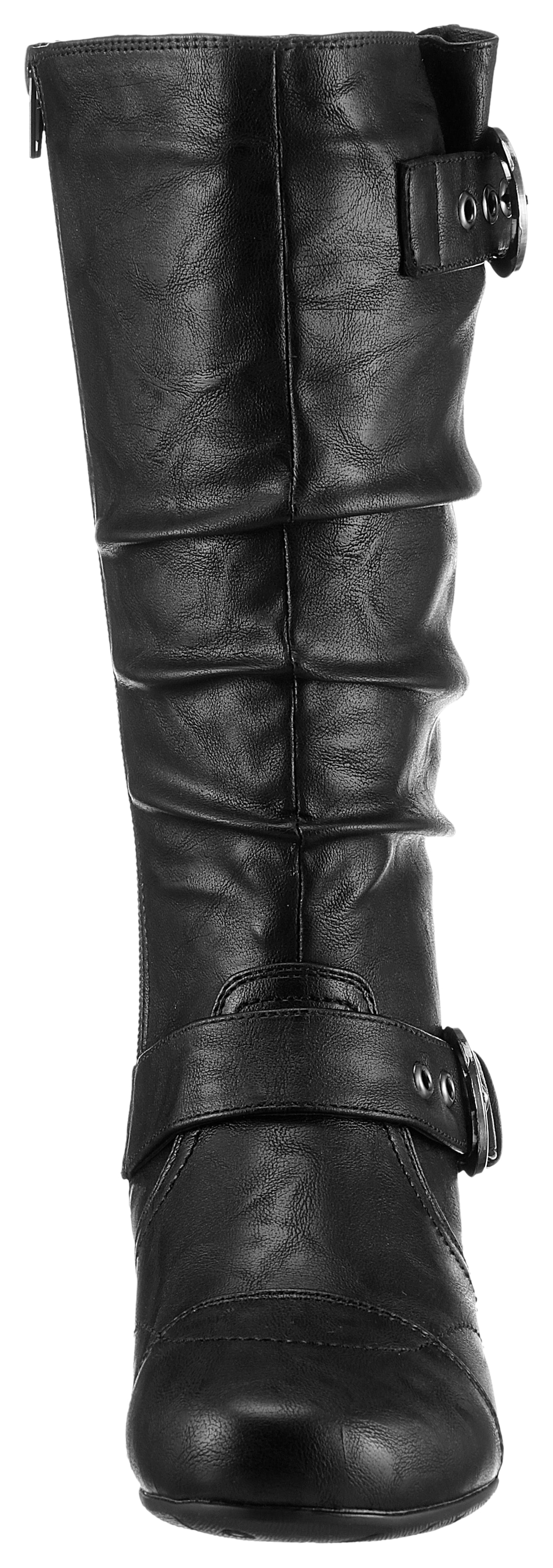 Aniston SHOES Stiefel, mit gerafftem Schaft - NEUE KOLLEKTION günstig online kaufen