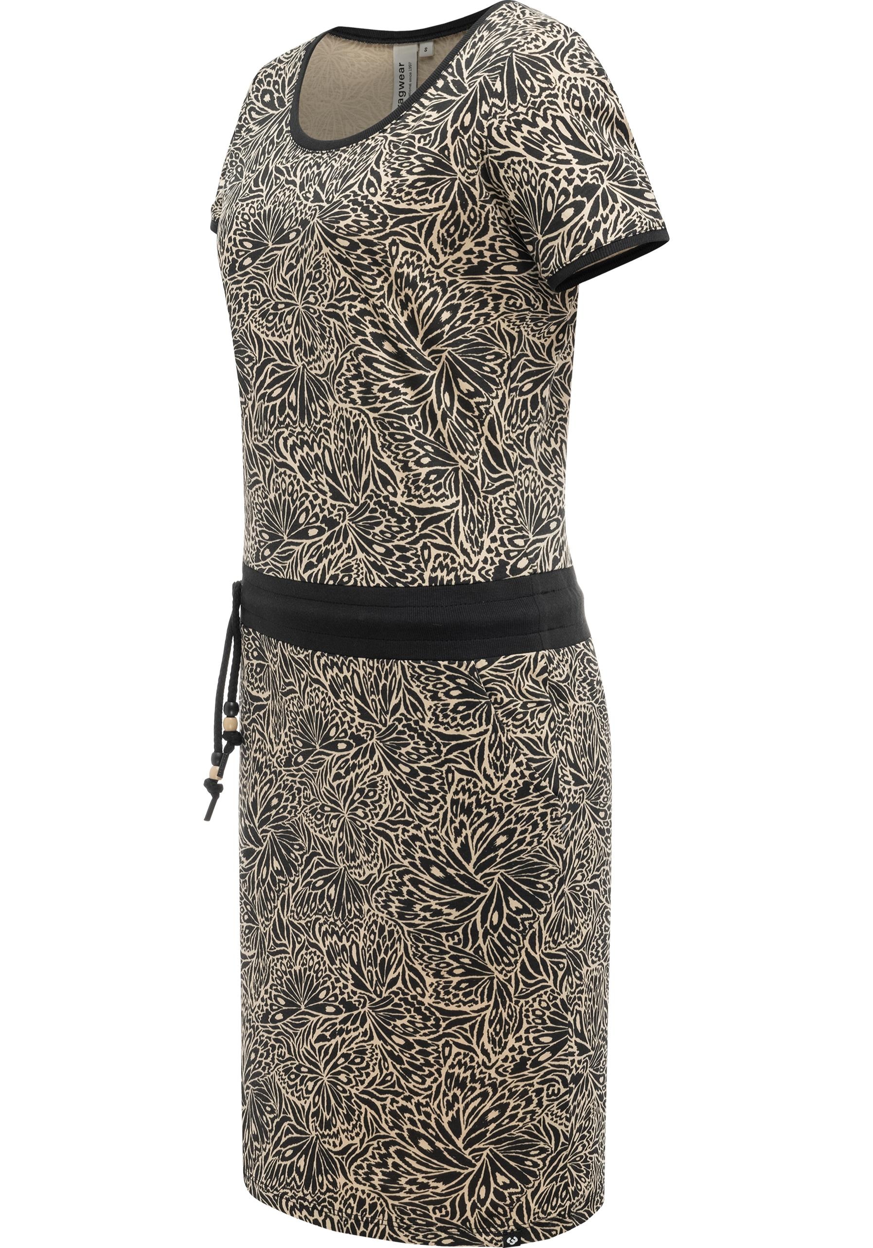 Ragwear Minikleid »Baomi Zoo YOUMODO« Außentaschen | Eingrifftaschen Gemustertes Damen Sommerkleid