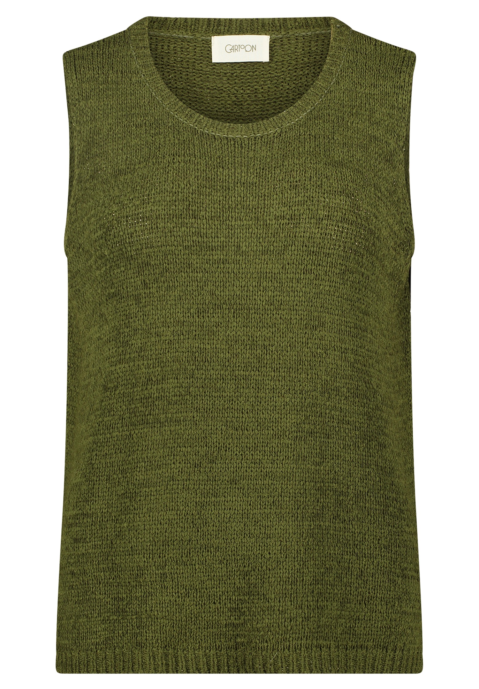 Cartoon Stricktop »Cartoon Strick-Top mit Rundhalsausschnitt«, Rippbündchen