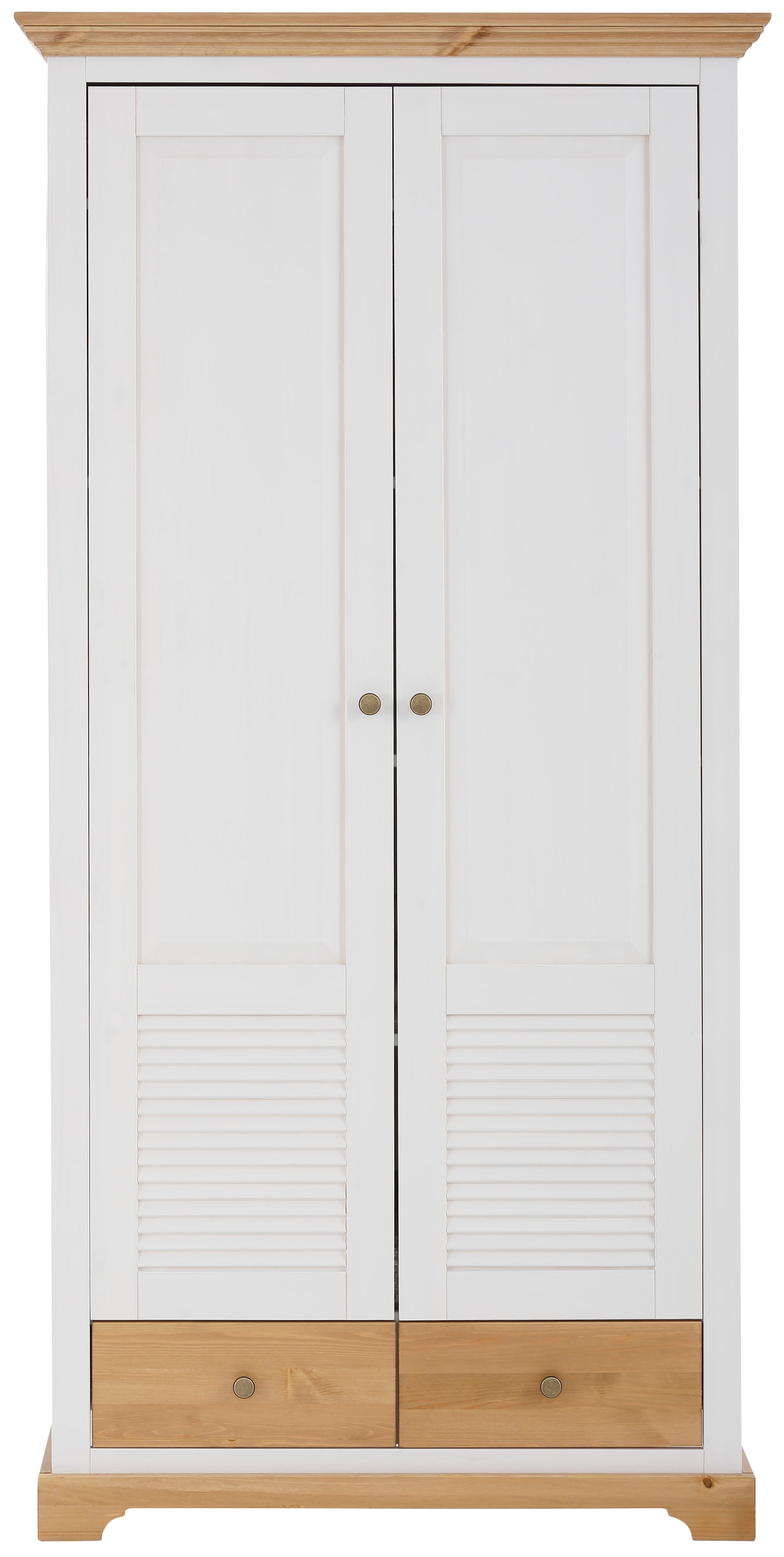 Garderobenschrank »Ayanna«, Breite 94 cm, 2-türig, aus massiver Kiefer, FSC®