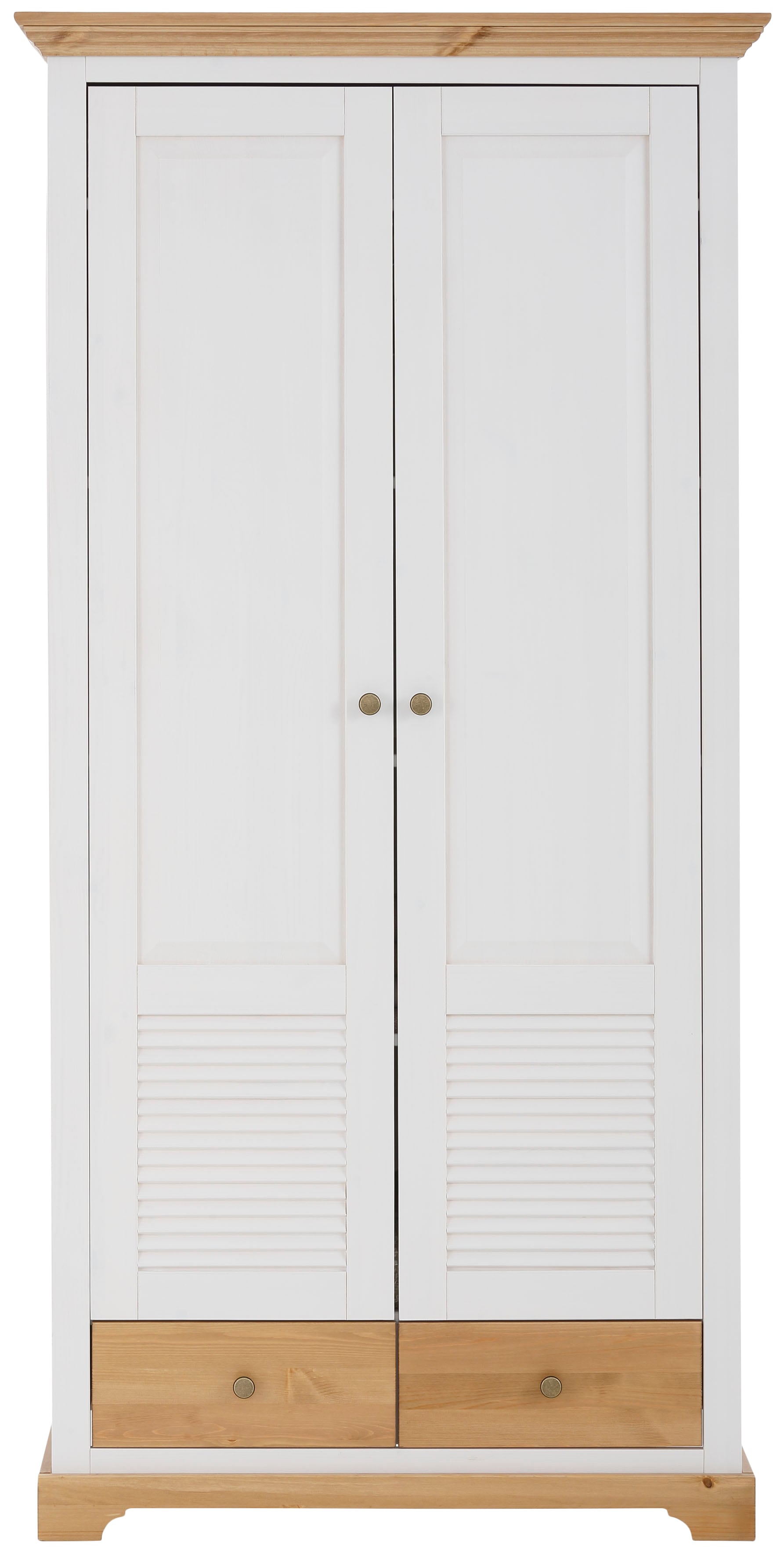 OTTO home Garderobenschrank "Ayanna, Dielenschrank, Kleiderschrank, Schrank" Breite 94 cm, 2-türig, aus massiver Kiefer, FSC