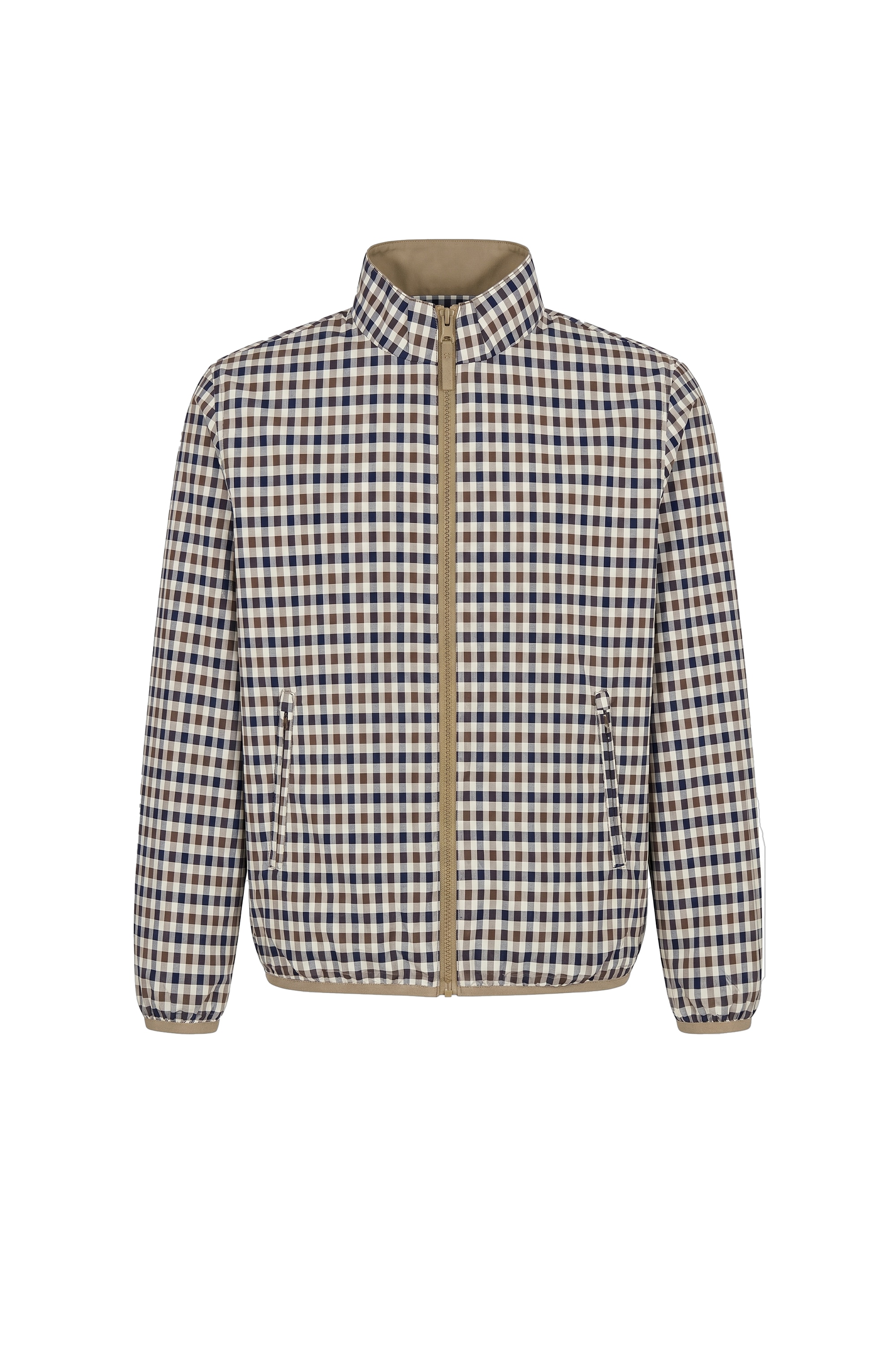 Aquascutum Active Wendejacke »MOCK NECK SAILOR JACKET Herren« ohne Kapuze Wendejacke Herren, leichte Jacke, Windbreaker, Windjacke, Sale