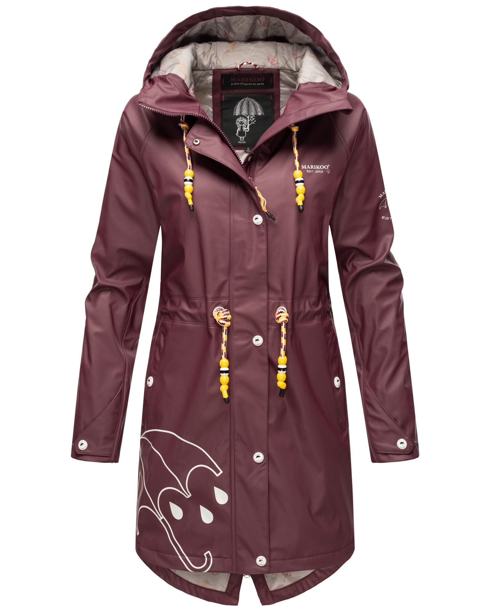 Marikoo Outdoorjacke »Dancing Umbrella«, mit einer großen Kapuze