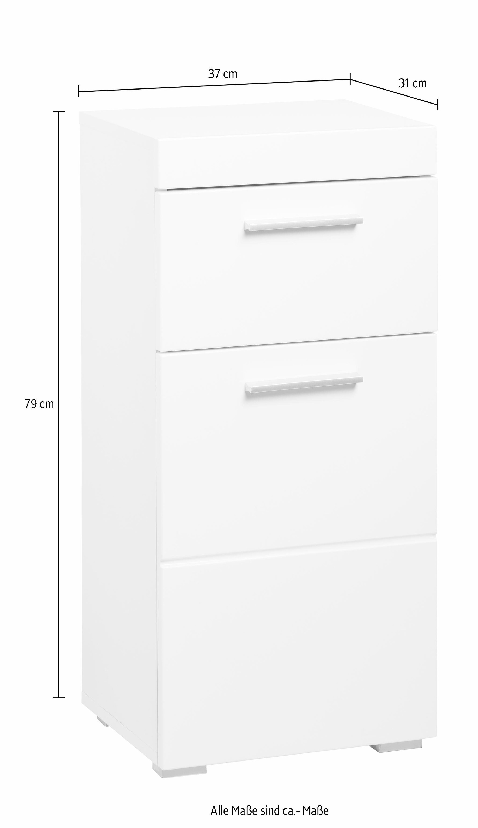 INOSIGN Unterschrank »Avena«, Breite 37 1 cm, und Schubkasten | Tür 1 Badezimmerschrank mit BAUR