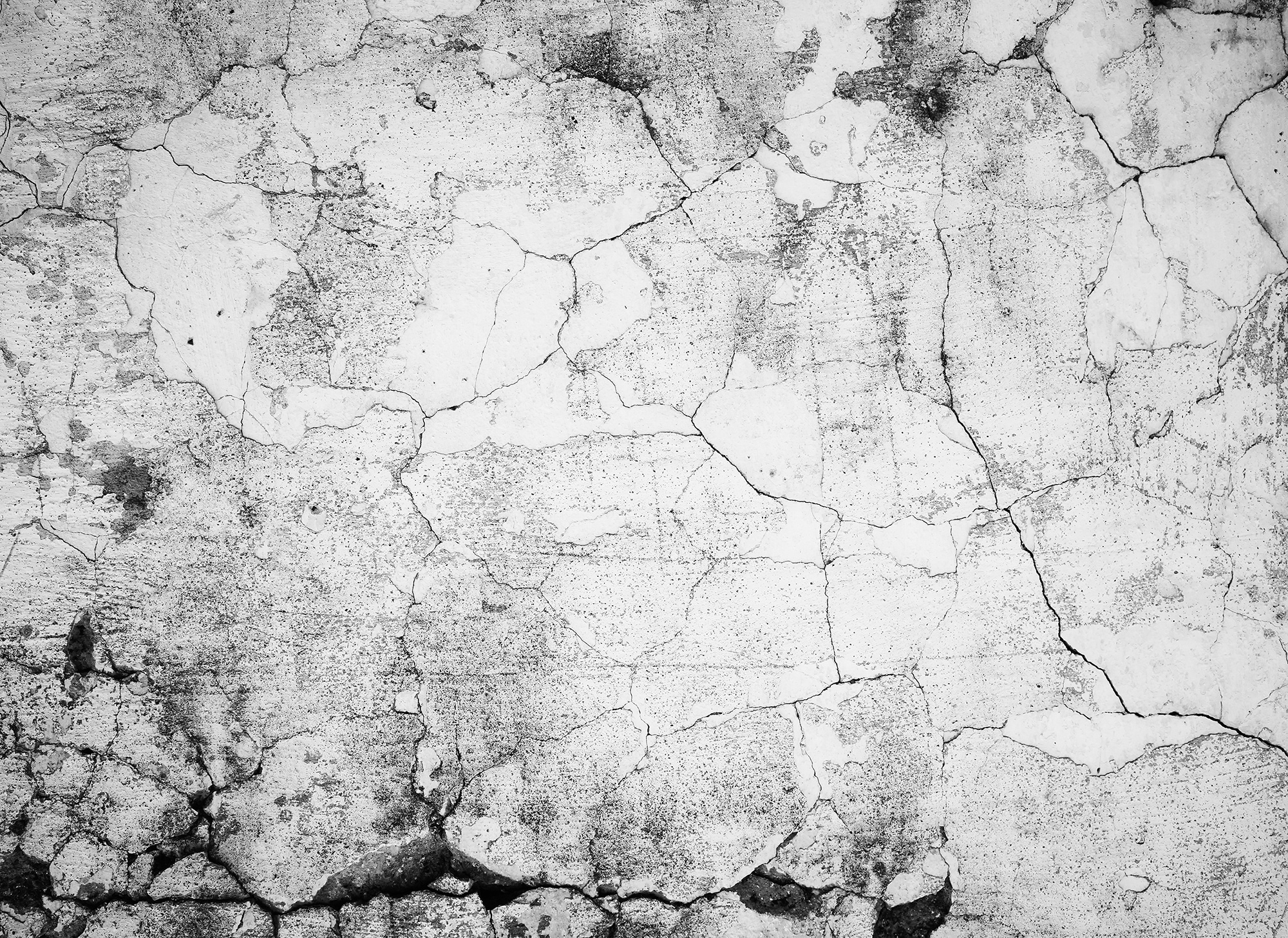 living walls Fototapete "Designwalls Cement Crack" glatt Vlies, Wand, Schräge, Decke