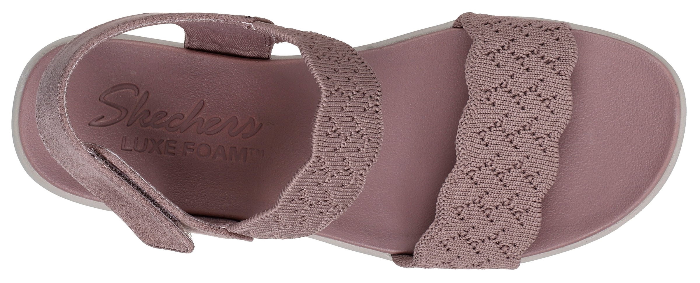 Skechers Keilsandalette »ARYA-ON THE RISE«, Plateausandale, Klettschuh mit Luxe Foam