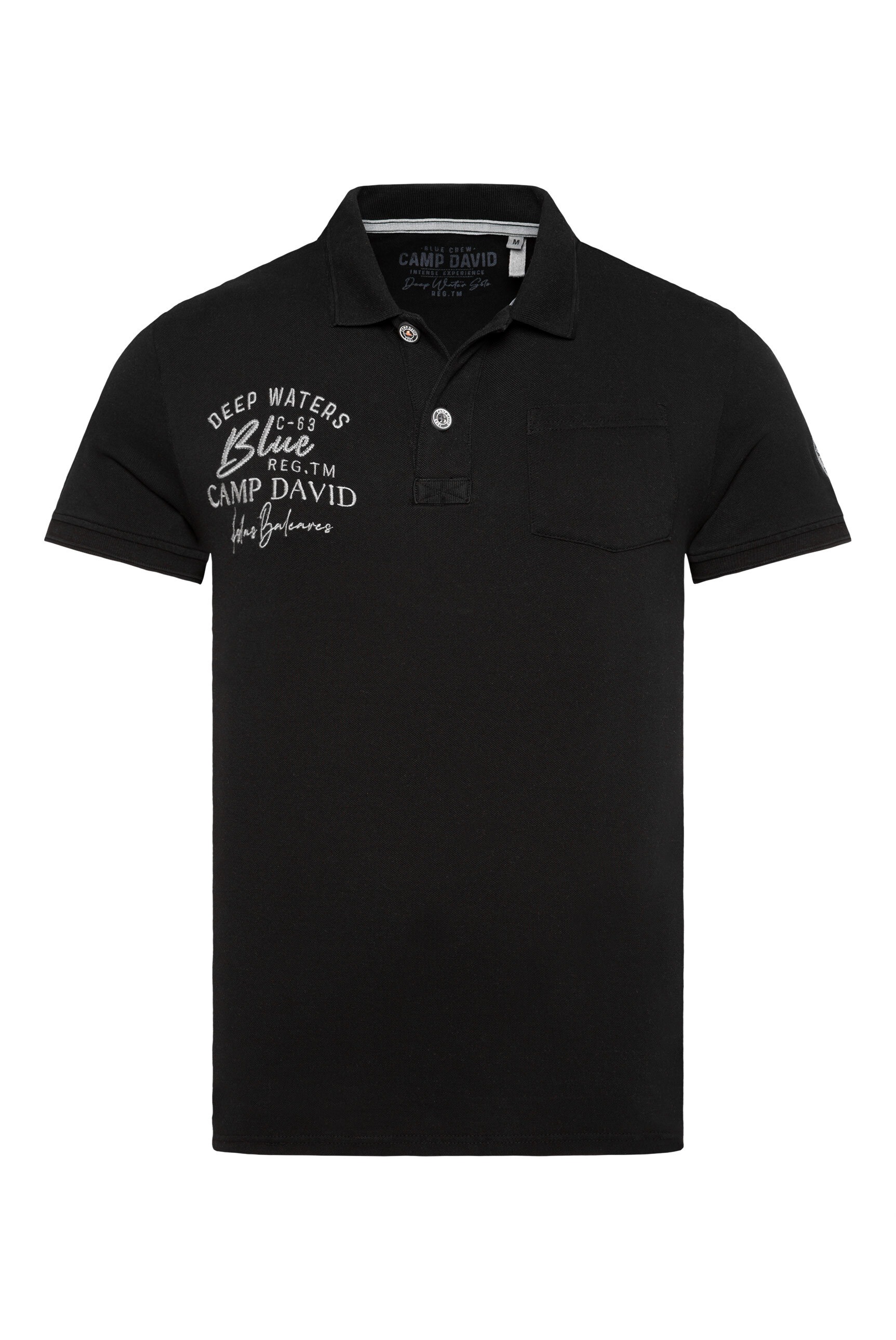 CAMP DAVID Poloshirt, mit Brusttasche