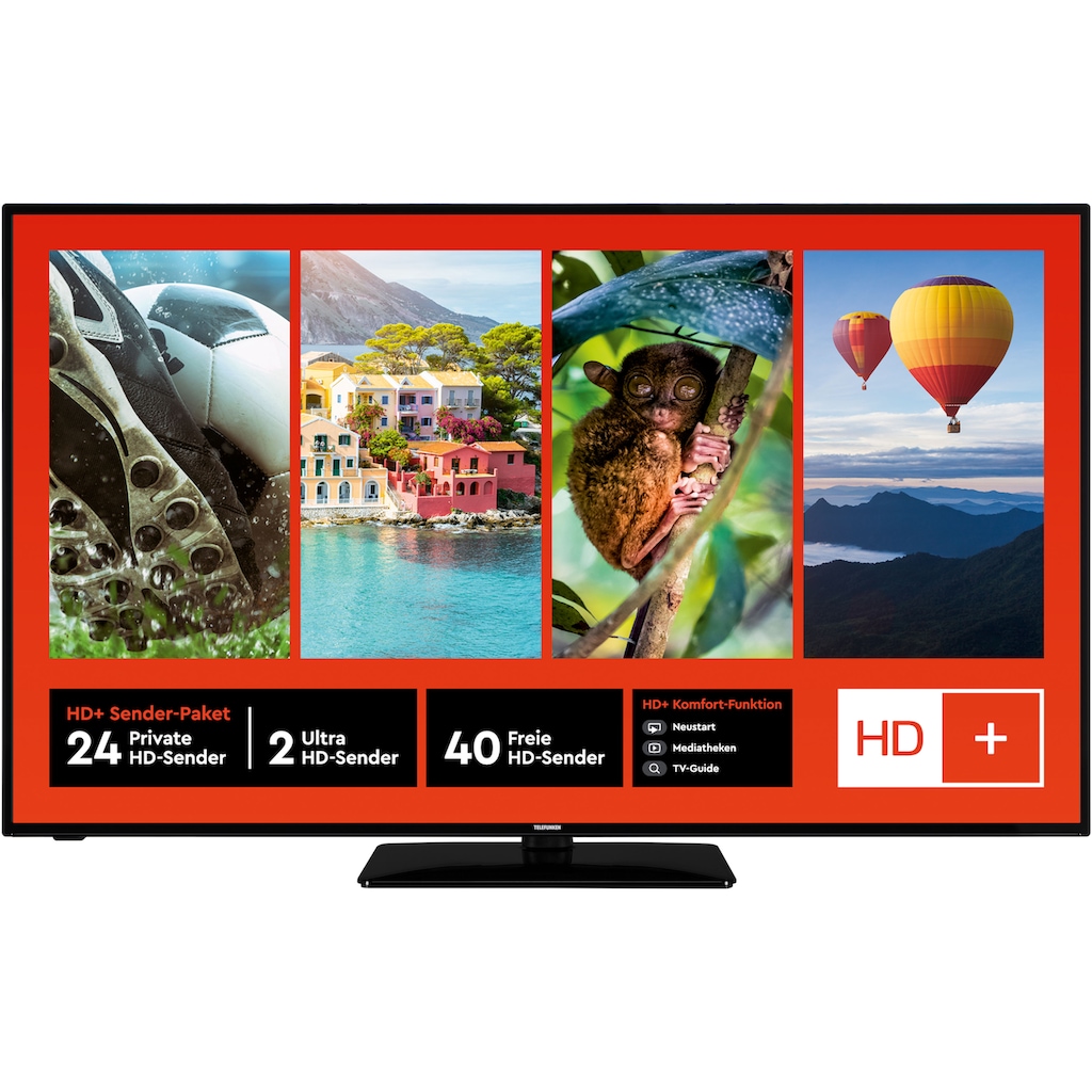 Telefunken LED-Fernseher »D58U553M1CW«, 146 cm/58 Zoll, 4K Ultra HD, Smart-TV