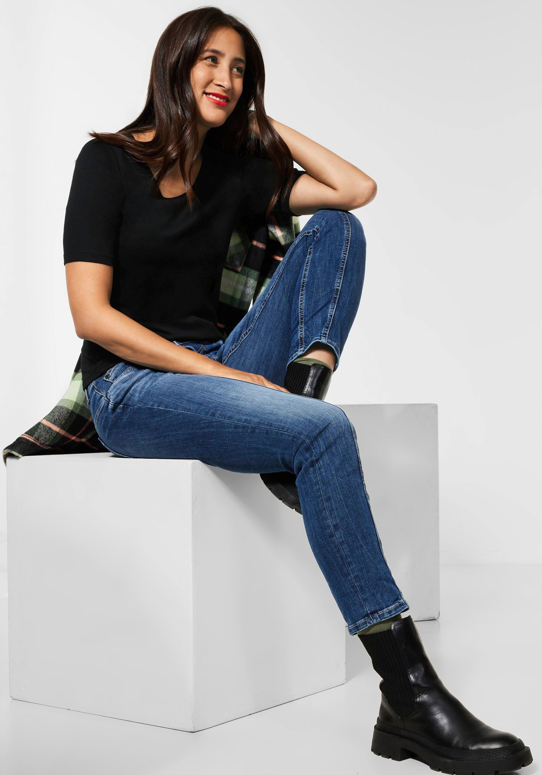 Thumbnail - STREET ONE T-Shirt "Style Palmira", im Basic-Style
