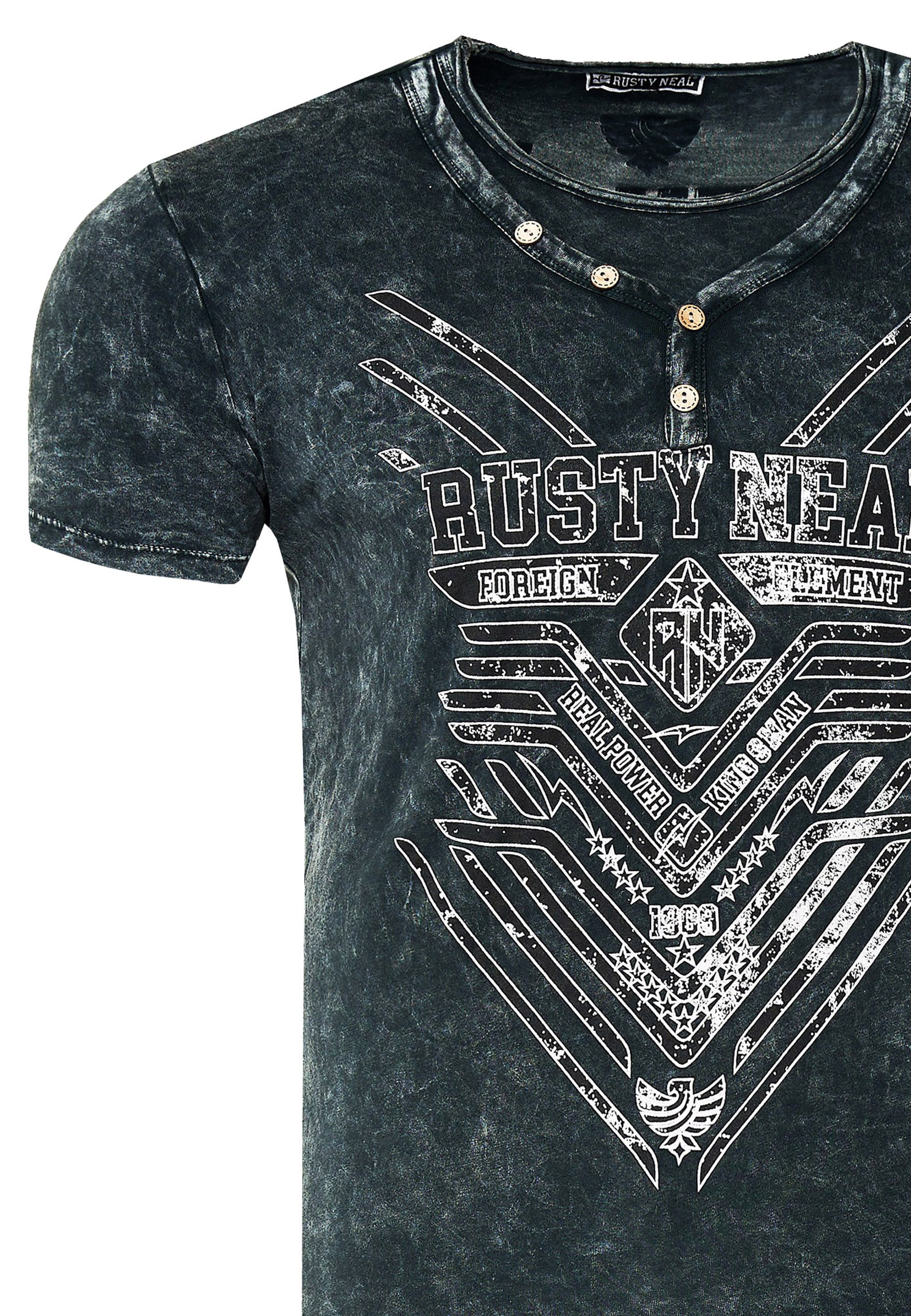 T-Shirt, mit stylischem Black Print | Neal Friday BAUR Rusty