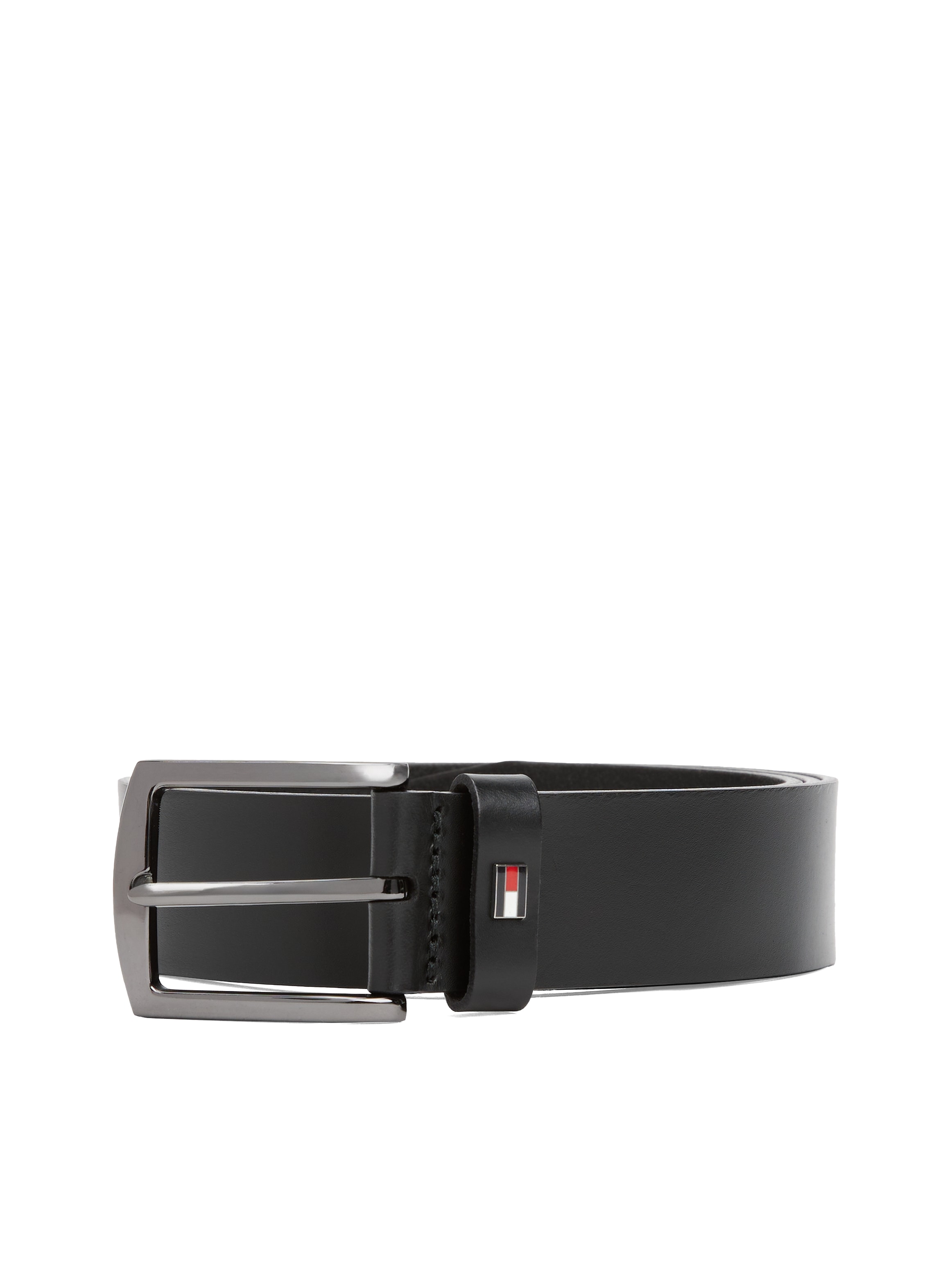 Tommy Hilfiger Ledergürtel »DENTON 3.5 EXT«, Einfachdornschließe, Metalllogo