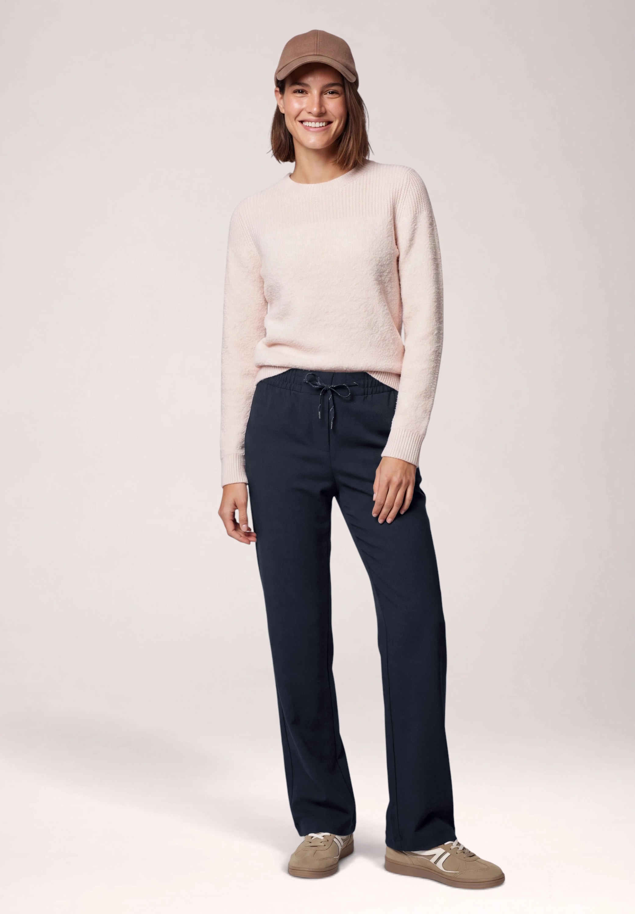 Cecil Stoffhose  softer Materialmix