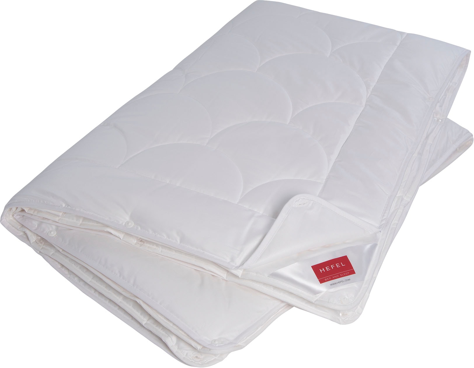 4-Jahreszeitenbett HEFEL, B:200cm L:200cm, weiß, Bezug: 100% Baumwolle. Füllung: 100% Lyocell (TENCEL ), Bettdecken, "Edition 101, Bettdecke für