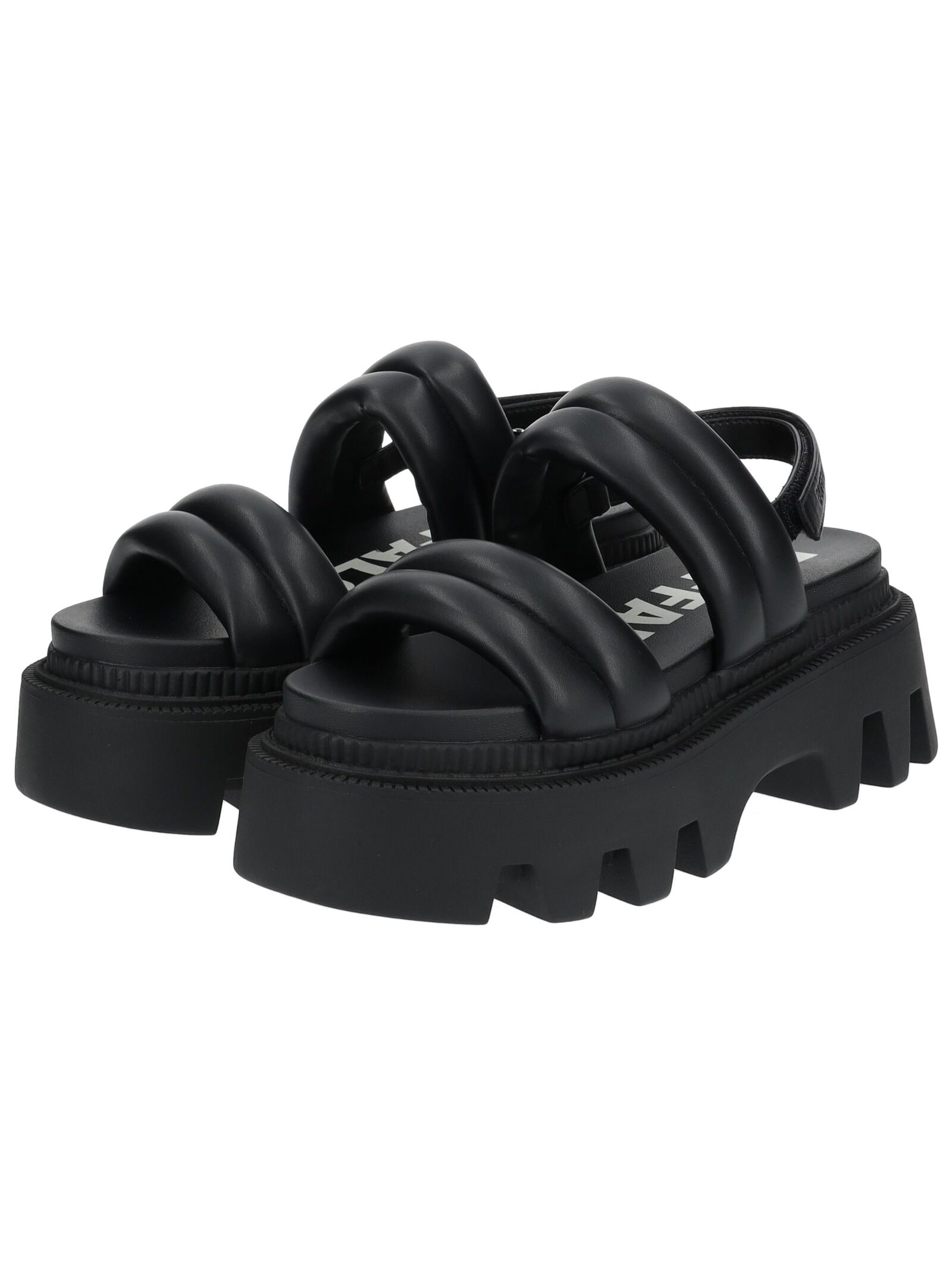 Buffalo Riemchensandale »Buffalo Sandalen Lederimitat«
