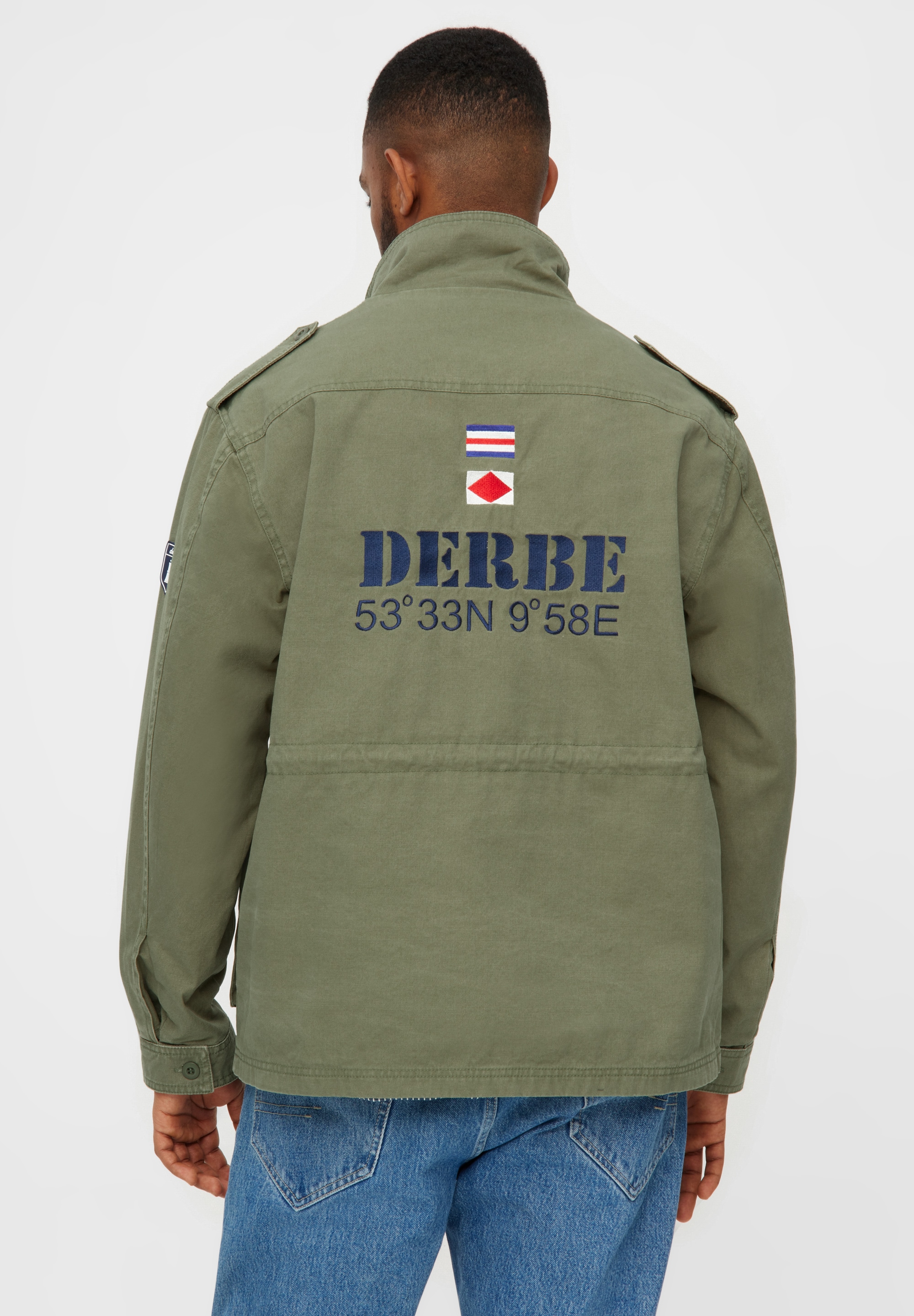 Derbe Parka »Milby«, ohne Kapuze, Canvas Jacke, Innentasche, Baumwolllining