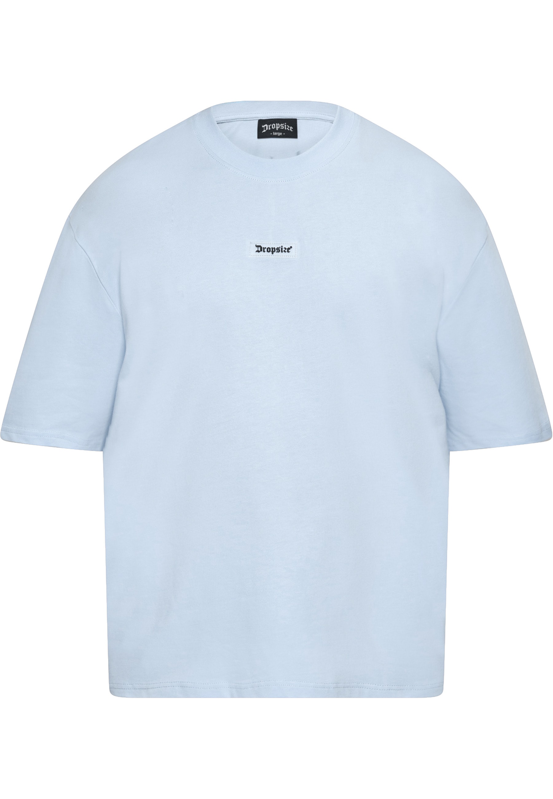 Dropsize T-Shirt "Dropsize Herren Heavy Oversize Front Rubber Patch T-Shirt" 1 Stk.