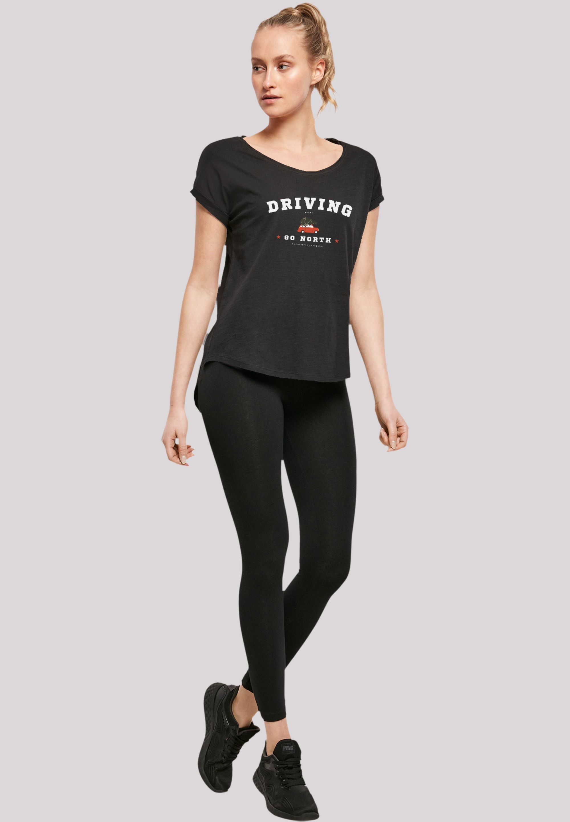 F4NT4STIC T-Shirt »Driving Home Weihnachten«, Weihnachten, Geschenk, Logo