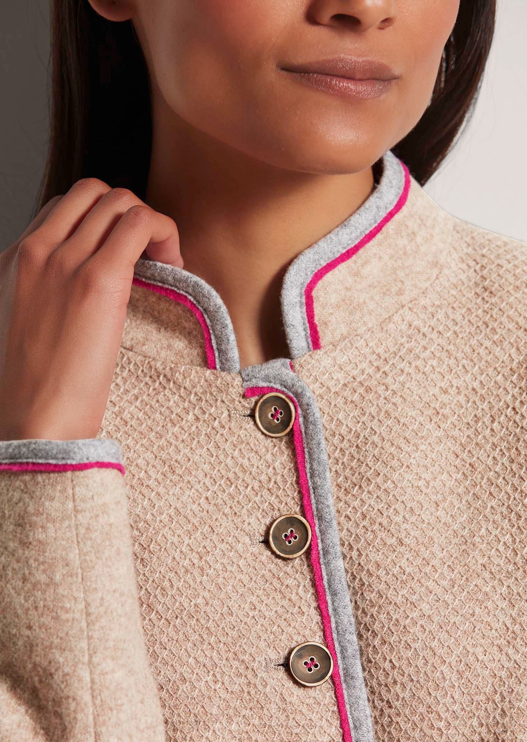 MADELEINE Longblazer »Blazer Kurzer Blazer mit Wolle«
