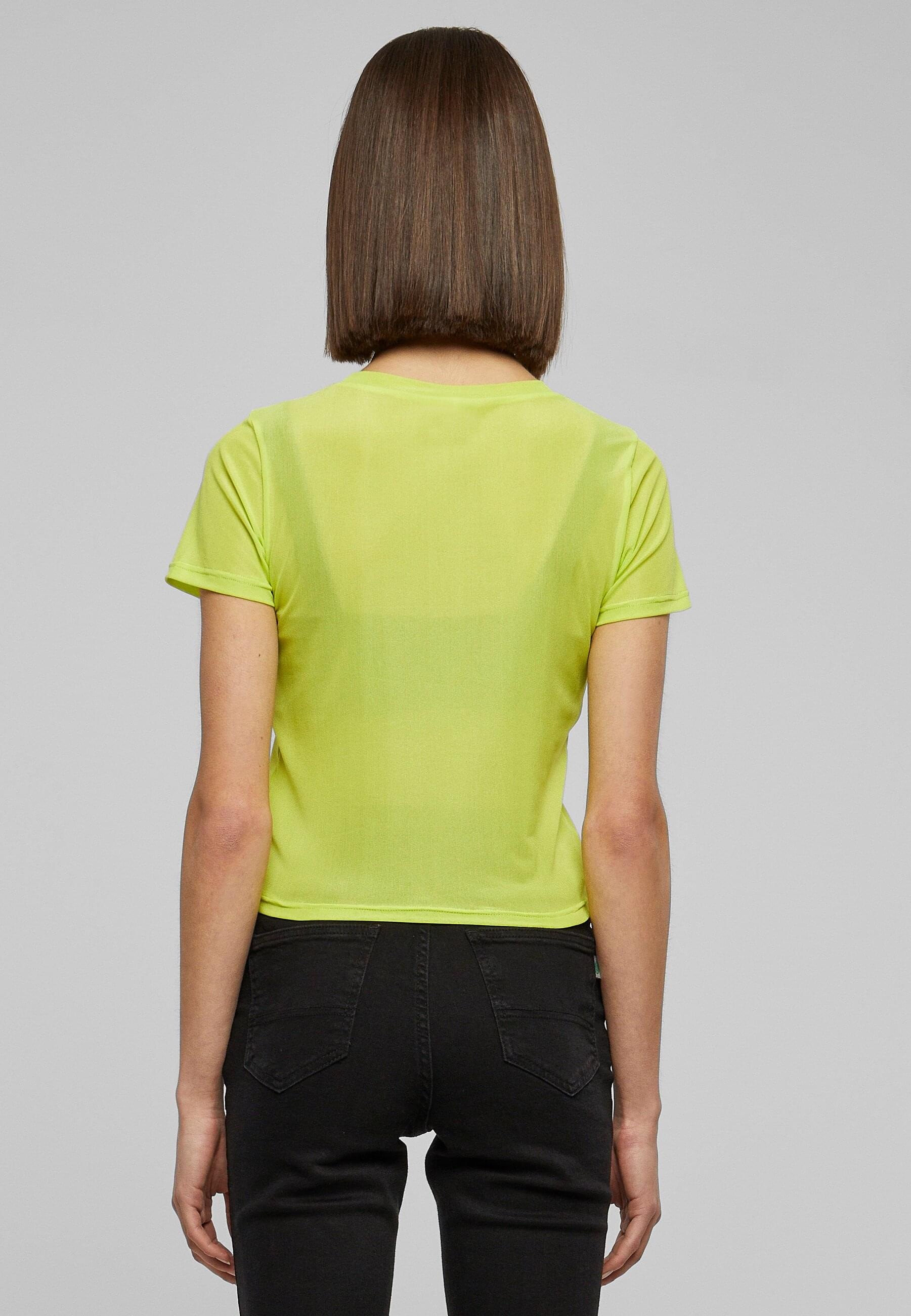URBAN CLASSICS T-Shirt »Urban Classics Damen Ladies Short Mesh Tee«, (1 tlg.)