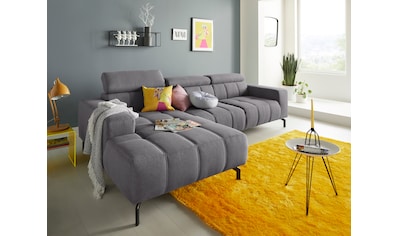 DOMO collection Ecksofa »Cunelli«, inklusive 6-fach verstellbarer Kopfteilverstellung kaufen DOMO collection Ecksofa »Cunelli«, inklusive 6-fach verstellbarer Kopfteilverstellung kaufen
